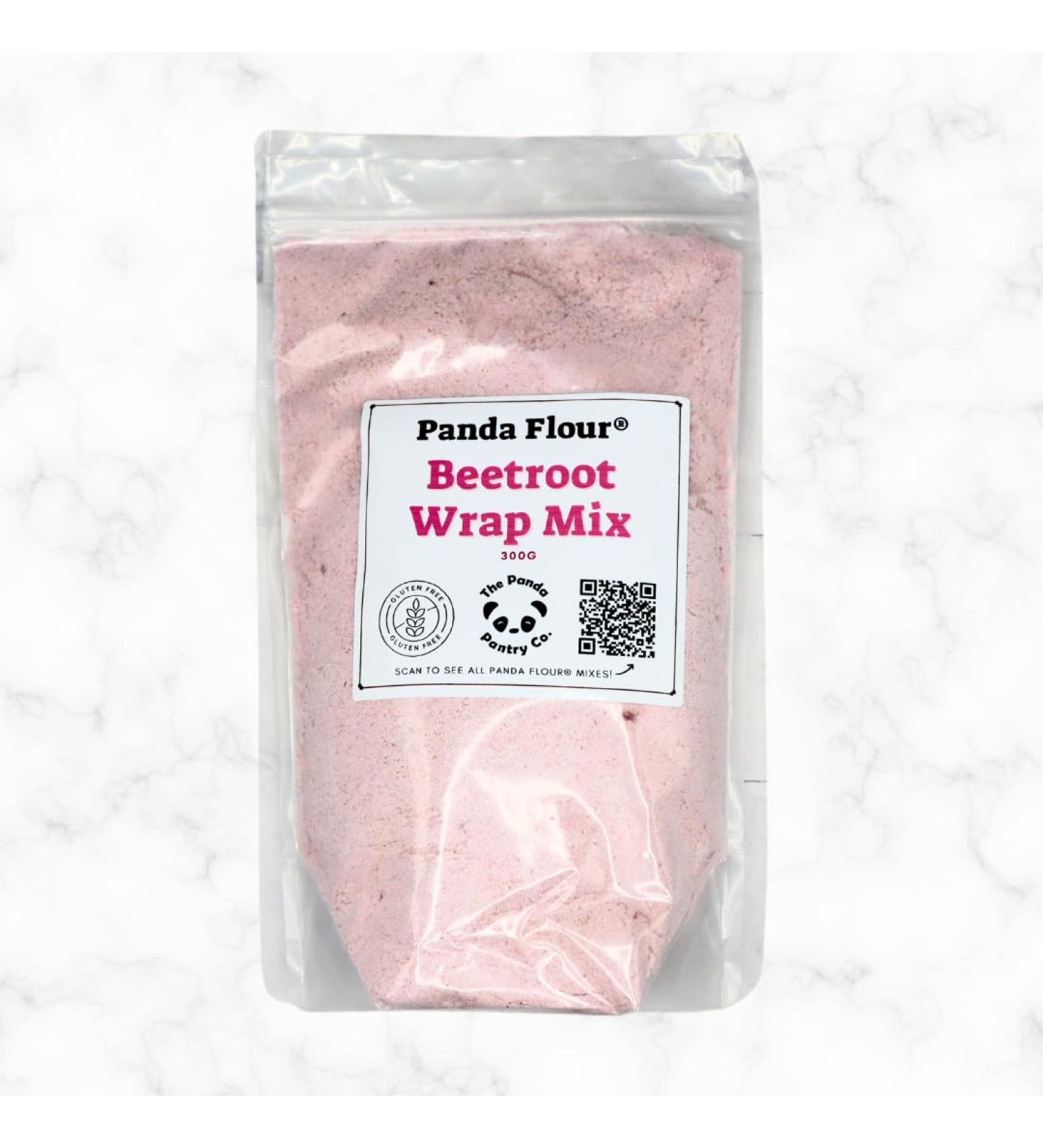 Panda Flour Beetroot Wrap Mix - Clean Keto Gluten Free bread - Buy Online on GoSupps.com