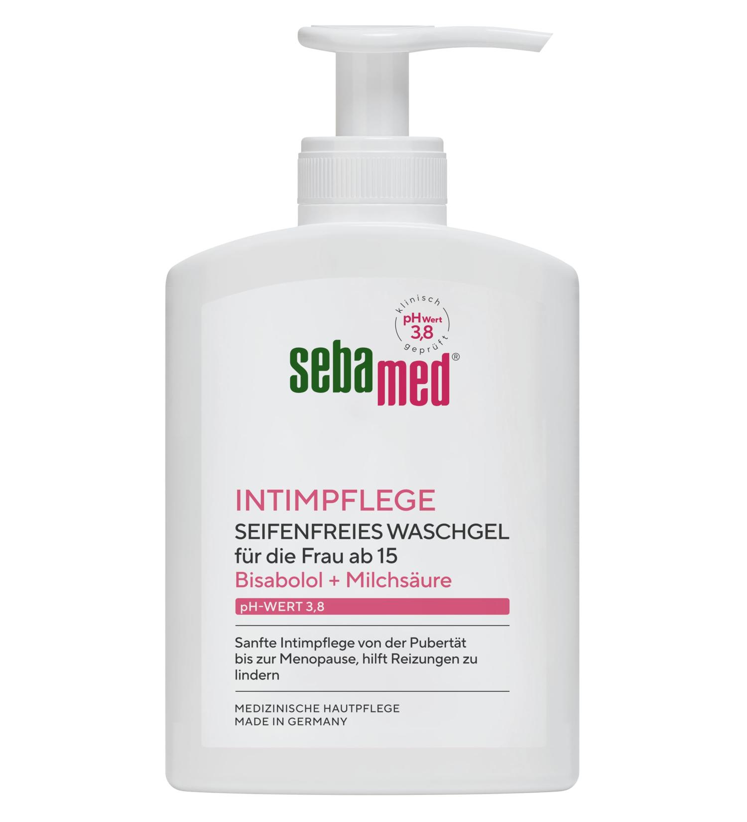  SEBAMED Sebamed Intimate cleansing gel pH 3.8 for women aged 15+ Gentle intimate care from puberty to menopause bisabolol and lactic acid help relieve irritation 200ml - Buy Online on GoSupps.com