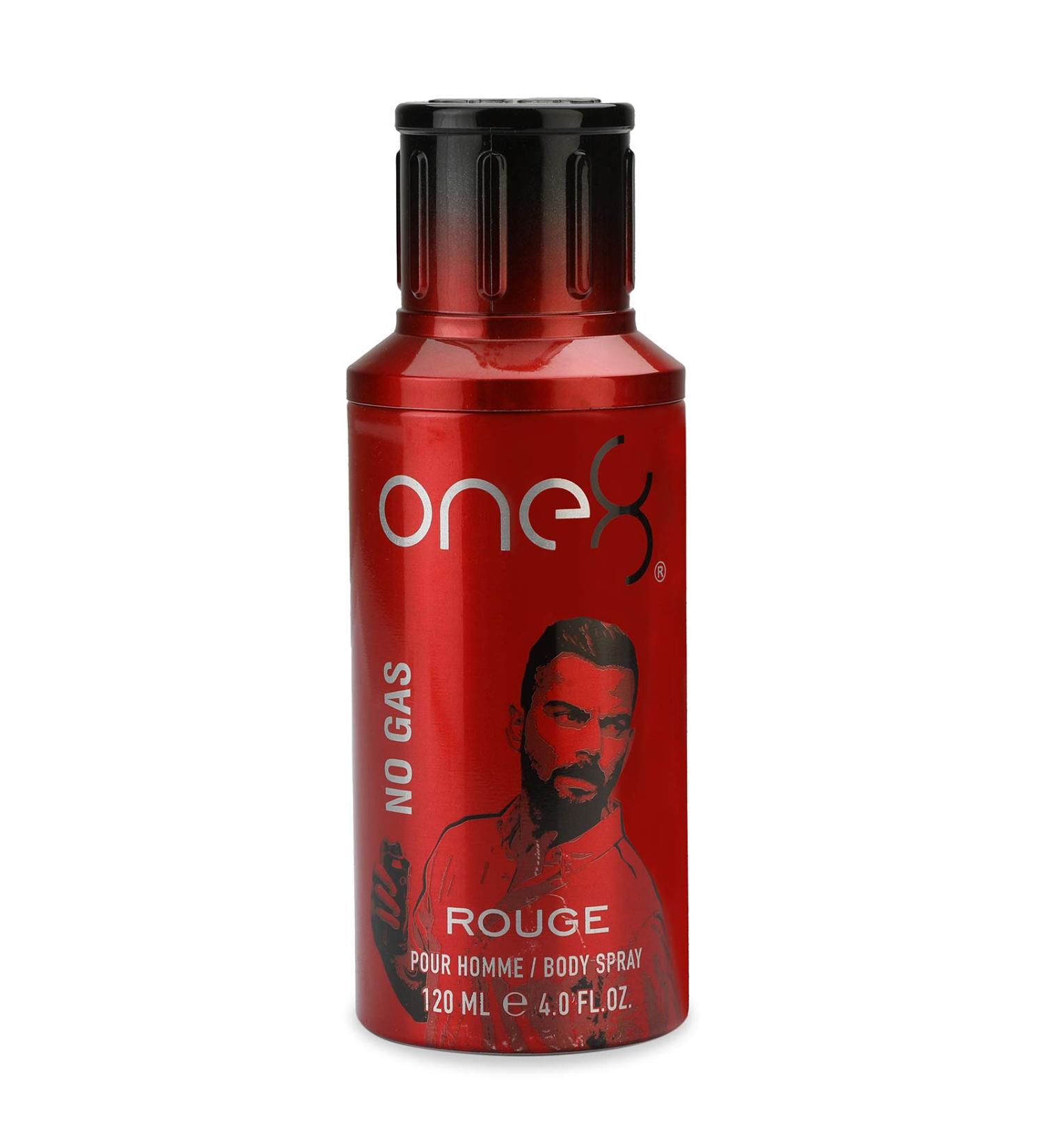 One8 By Virat Kohli No Gas Rouge Deodorant 120ml - Red Men's Perfume | Buy Internationally - Buy Online on GoSupps.com