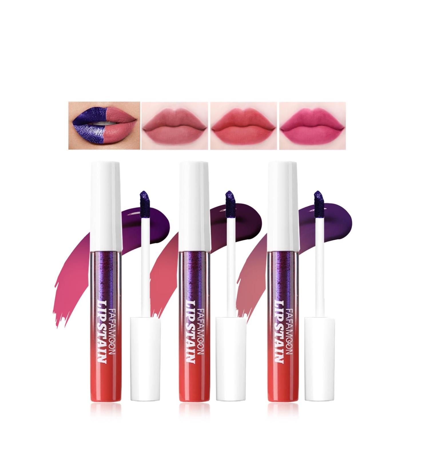 3 Couleurs Peel off Lip Stain Tattoo D tachable Crayons L vres Tattoo Matte Finish Lip Stain Gloss L vres Couleurs Changeantes Longue Dur e Imperm able Maquillage Pour Les L vres - Buy Online on GoSupps.com
