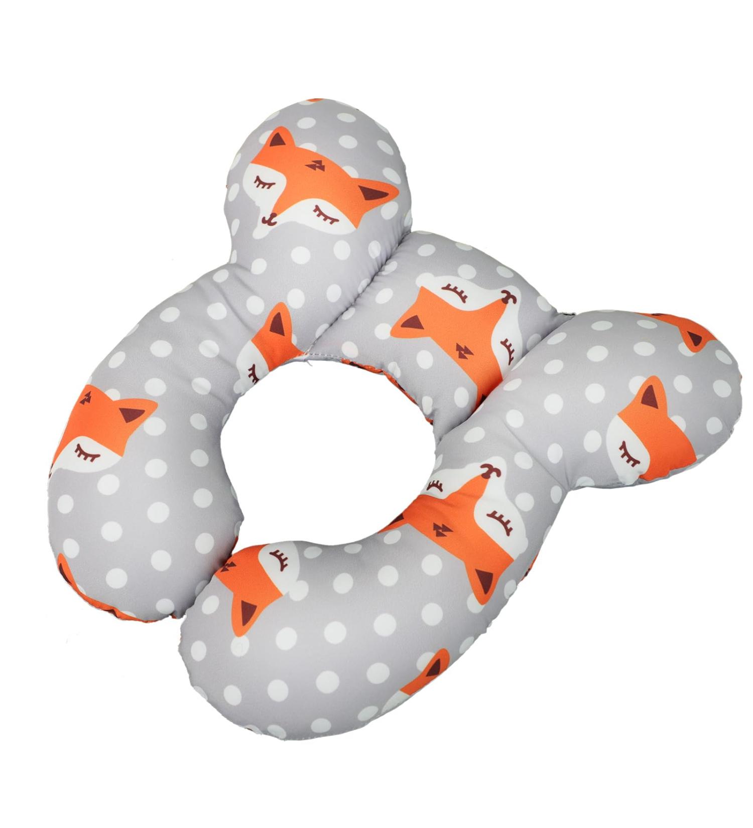 Ergonomic Travel Pillow for Babies | Soft Neck Support & Stroller Neck Cushion | Ideal for Newborns & Children - Shop Now! - Buy Online on GoSupps.com