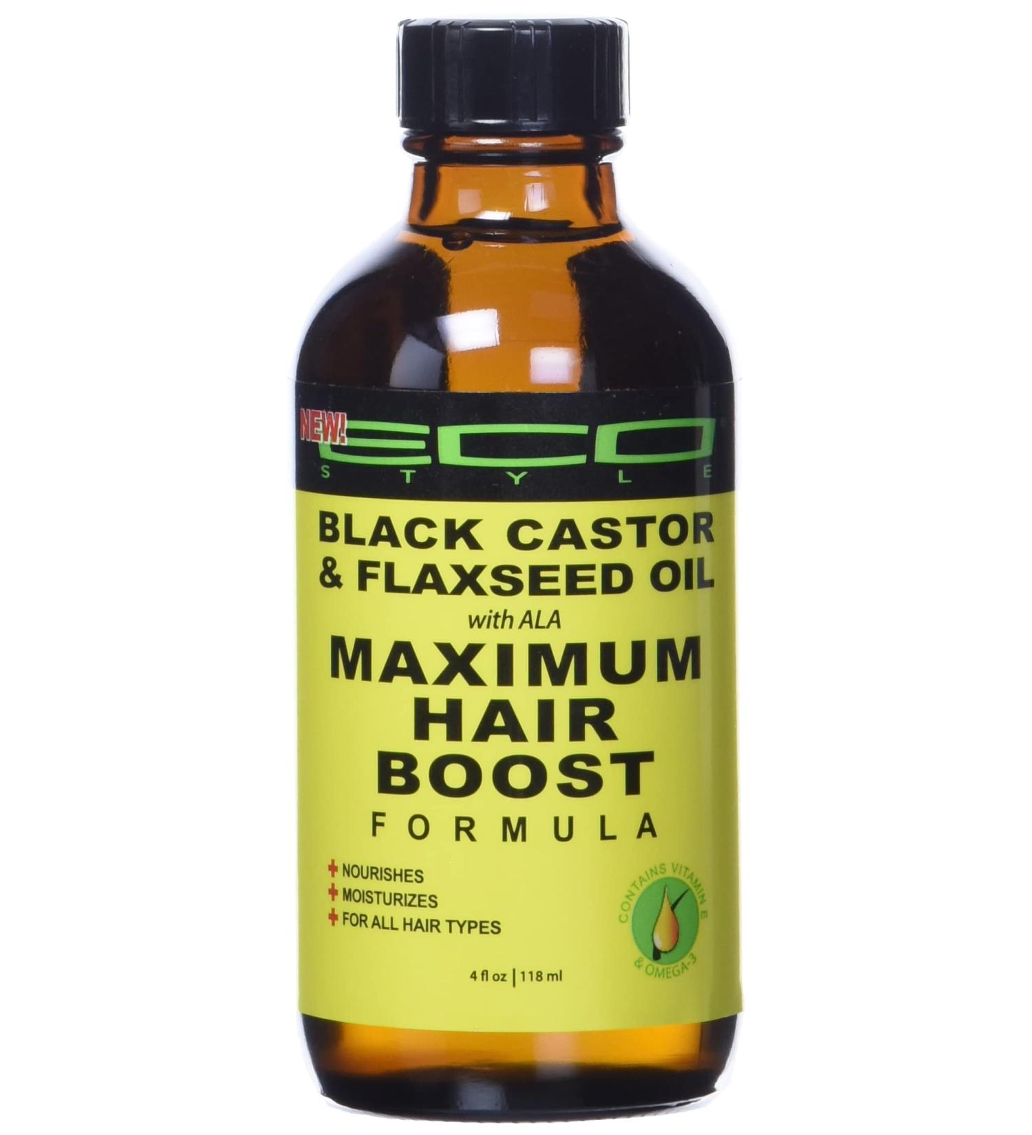 ECOCO Eco Style Black Castor & Flaxseed Oil Hair Growth Formula 4oz - Buy Online on GoSupps.com