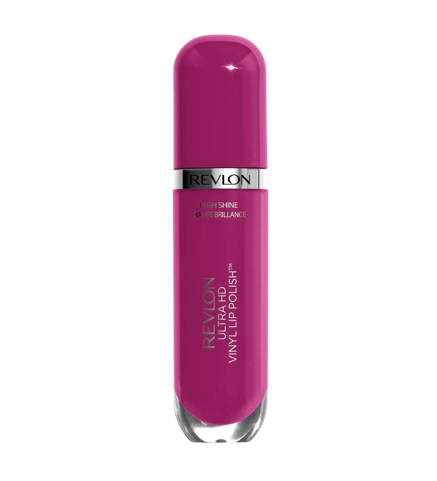 Revlon Ultra HD Vinyl Lip Polish Liquid Lipstick - Violet Frenzy - Plum Gloss - 0.2 fl oz - Buy Online on GoSupps.com