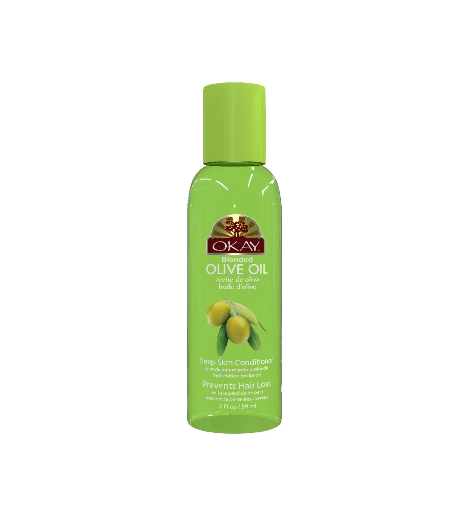 OKAY Olive Blended Oil for Hair & Skin - 2oz (59ml) | Nourish & Hydrate | International Shipping - Buy Online on GoSupps.com