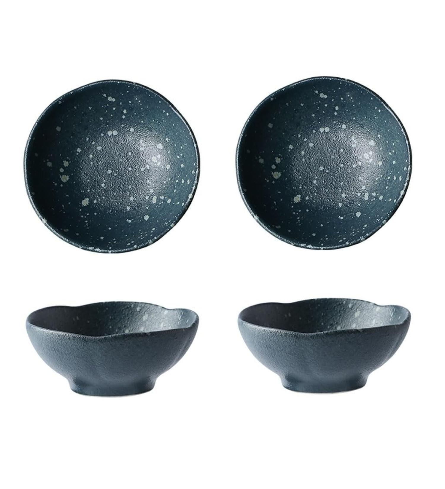 Fruit Bowl Snack Containers Soy Sauce Set Ceramic Appetizer Bowl Mini Condiment Plate Bowl Soy Sauce Vegetable Vinegar Snack Salad Breakfast Bowls (Color : A) (A) - Buy Online on GoSupps.com