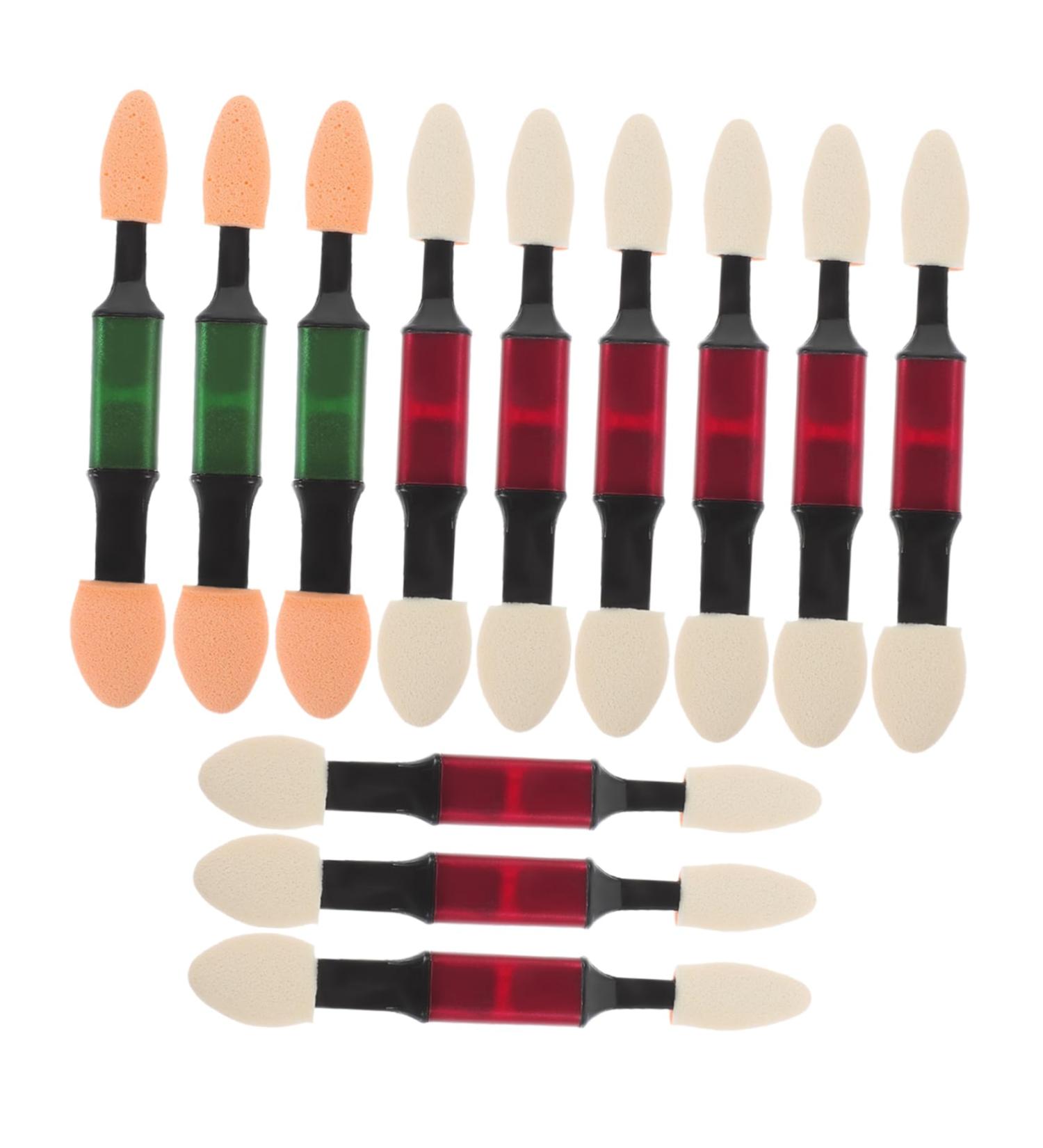 MAGICLULU 20 Pcs Eye Shadow Applicator Makeup Brush Blending Brush Double Head Miss Cosmetic Brush - Buy Online on GoSupps.com