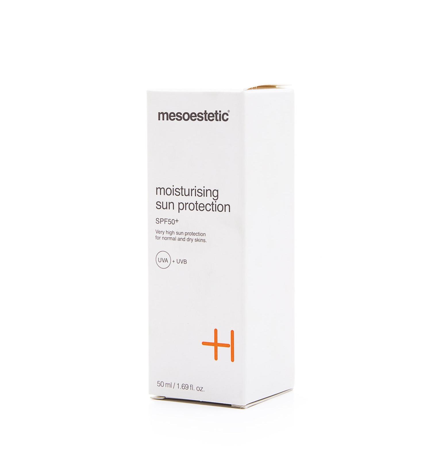 Mesoestetic SPF 50 Moisturizing Sunscreen - Ultimate Protection for Your Skin - Buy Online on GoSupps.com