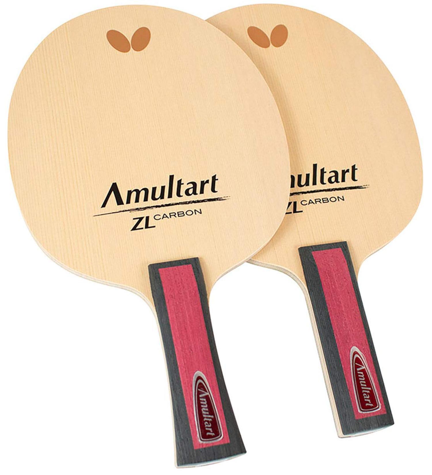 Butterfly Amultart ZL Carbon Table Tennis Blade - Professional Table Tennis Blade - Made in Japan - FL and SI Handle Styles - Buy Online on GoSupps.com