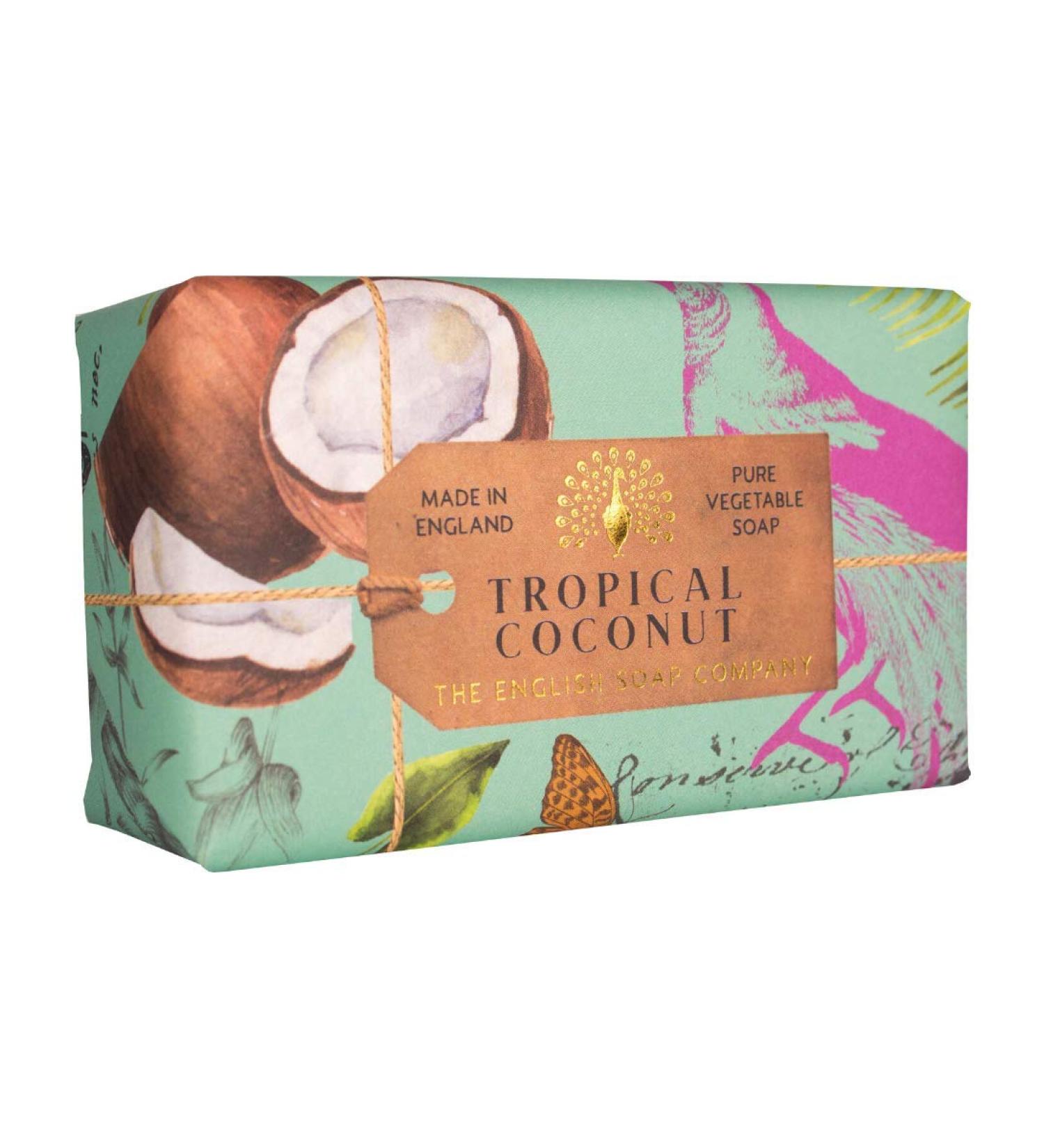 English Soap Co. Anniversary Collection Tropical Coconut Soap Bar 190g - Pack of 1 - Buy Online on GoSupps.com