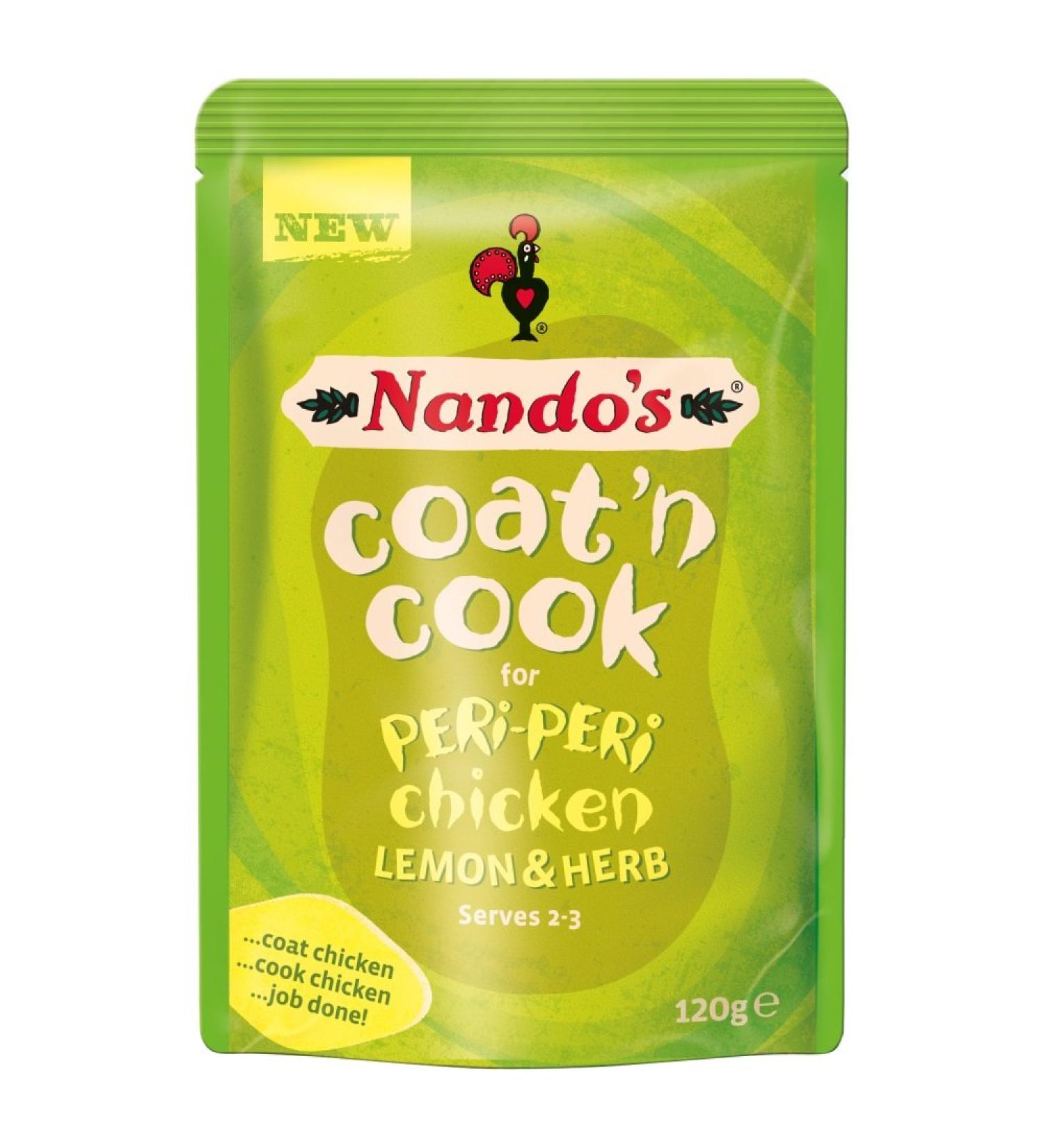 Nando's Coat & Cook Lemon & Herb Marinade, 120g