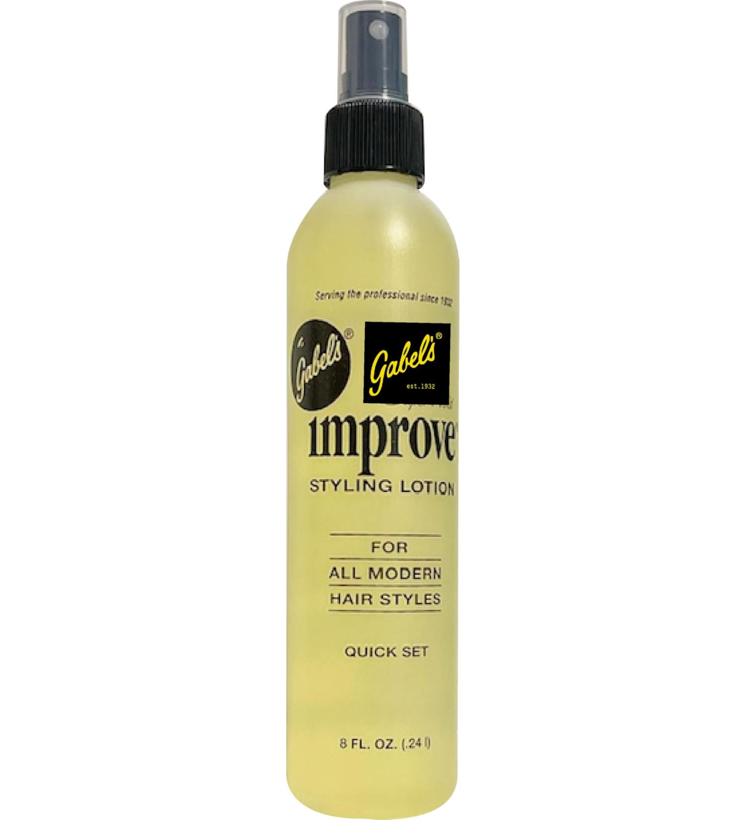 Improve Gabel s Styling Lotion Hair Spray 8oz Light Yellow (Limited Edition) 8ozYellow(1)