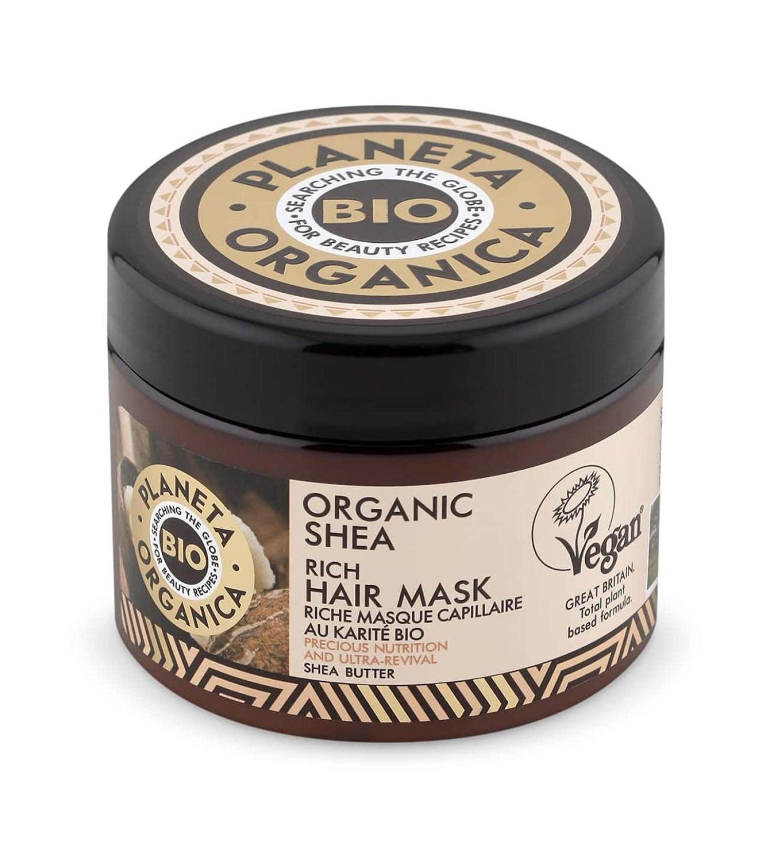 Planet Bio Hair Mask Shea Butter Organic 300 ml