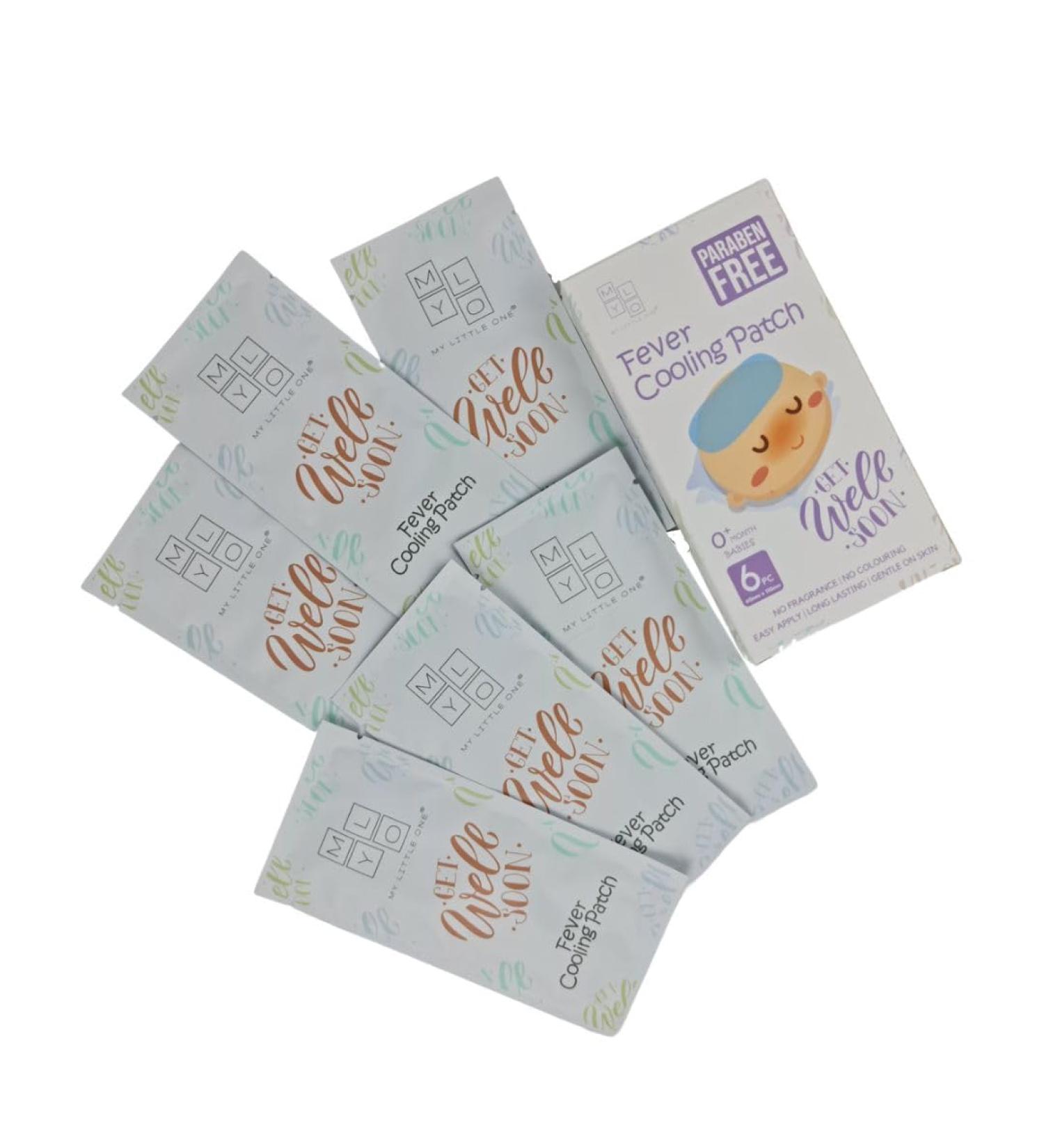 Mylo Get Well Soon Paraben-Free Fever Cooling Patch - 6 Cooling Gel Sheets for Babies 0-36 Months | International Shipping - Buy Online on GoSupps.com
