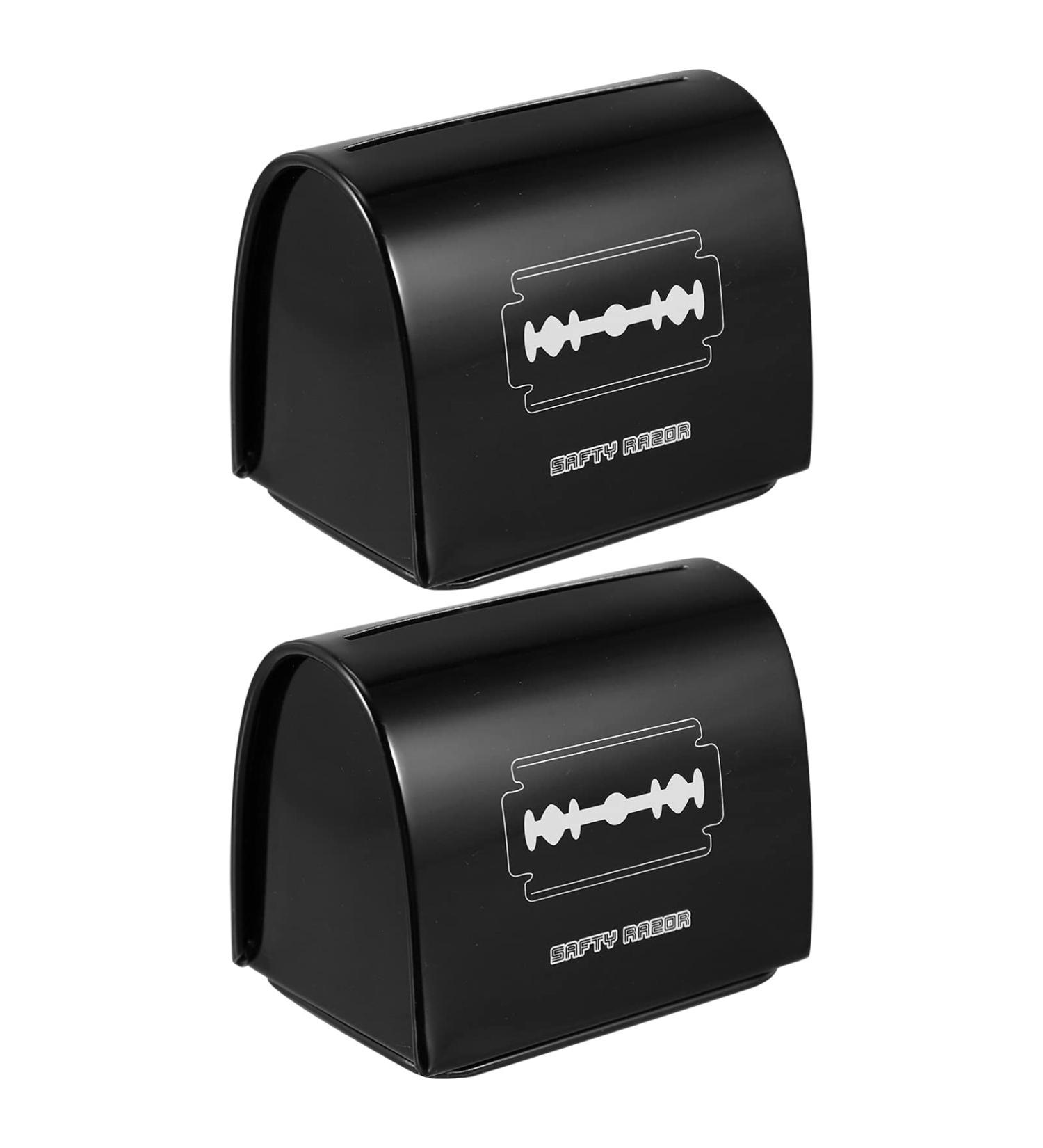 FRCOLOR 2Pcs Razor Bank Safe Blade Disposal Case - Barber Shop Storage Holder for International Shipping - Buy Online on GoSupps.com