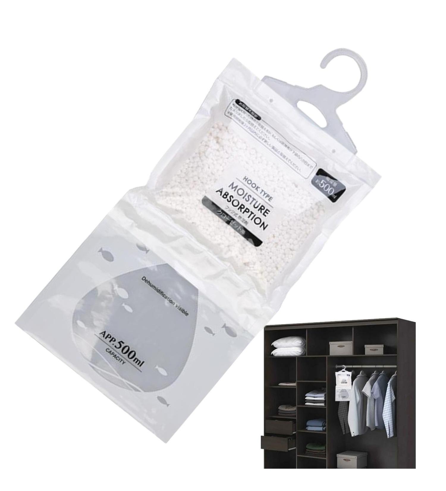 Anulely Moisture Absorber - Air Freshener & Dehumidifier Bag for Cabinet Wardrobe Bathroom Kitchen & More - 1 Upgraded Bag - Buy Online on GoSupps.com