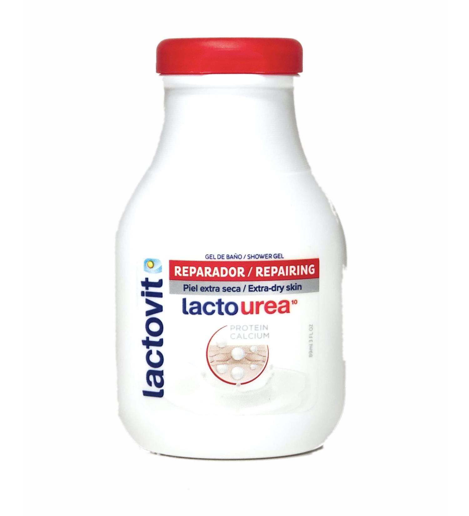 Lactovit Repairing Shower Gel with LactoUrea Extra-Dry Skin Travel Size 3Fl Oz
