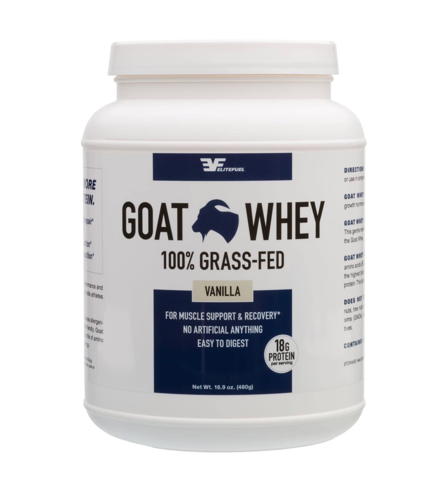 CFS Nutrition Goat Whey Protein | Grass-Fed | from Pastured Goats- Natural Vanilla