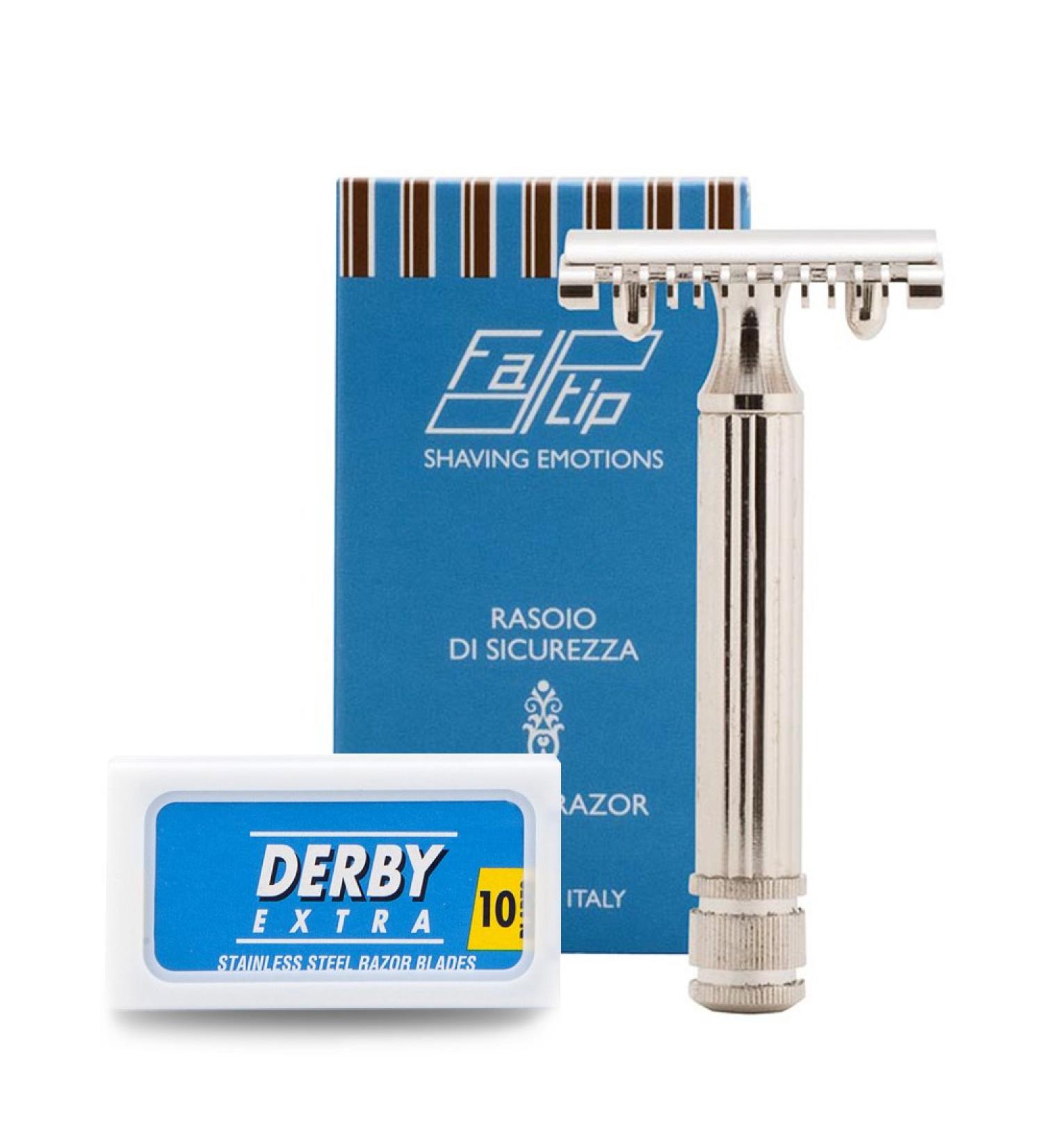 THE GOODFELLAS' SMILE Safety Razor with 10 razor blades included 120 g
