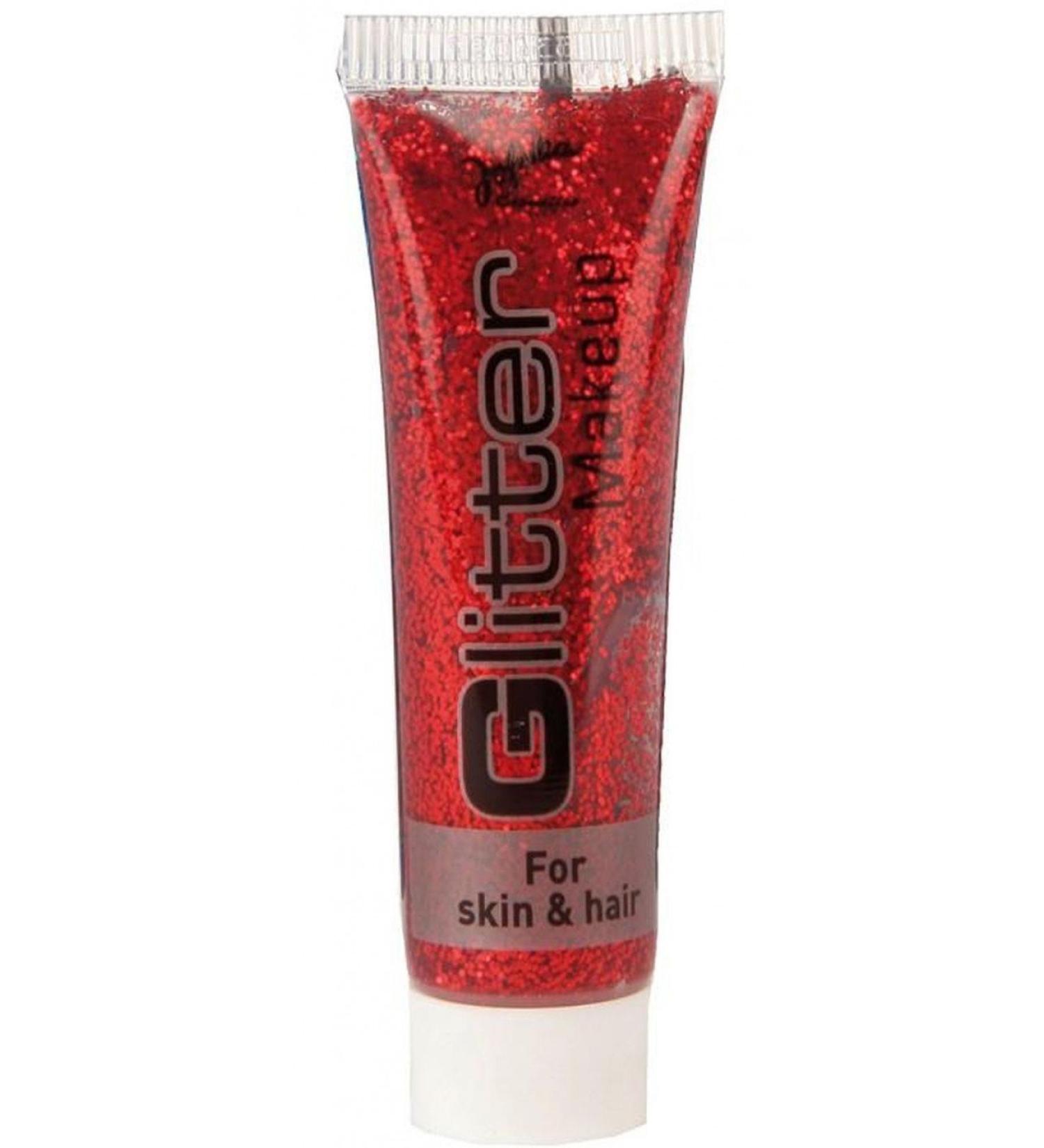 Jofrika Glitter Make-Up Red 20ml - Shop Premium Glitter Makeup for Stunning Looks | International Shipping Available - Buy Online on GoSupps.com