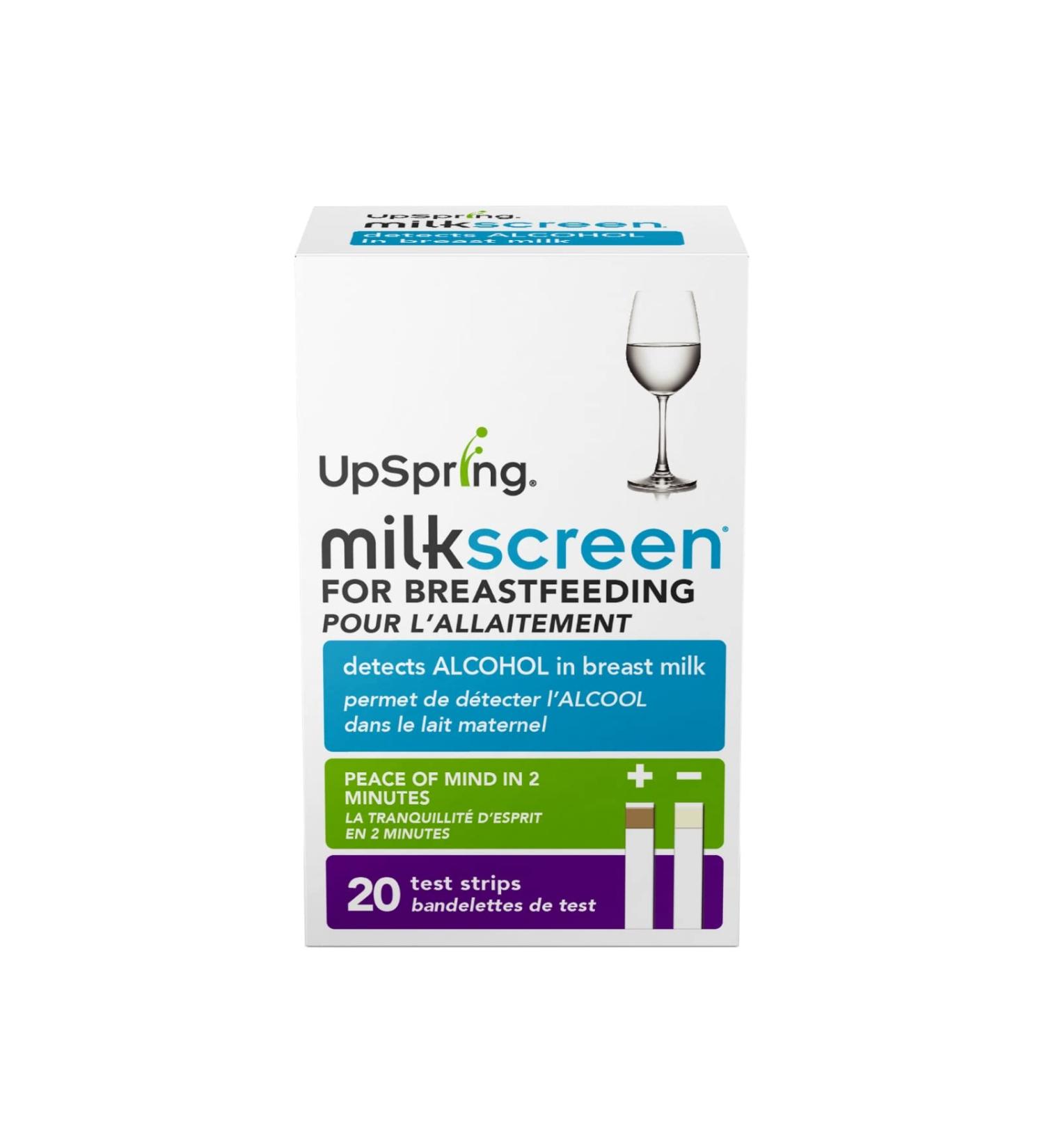 Enfamil UpSpring Milkscreen for Breastfeeding Detects Alcohol in Breast Milk 20ct - Buy Online on GoSupps.com