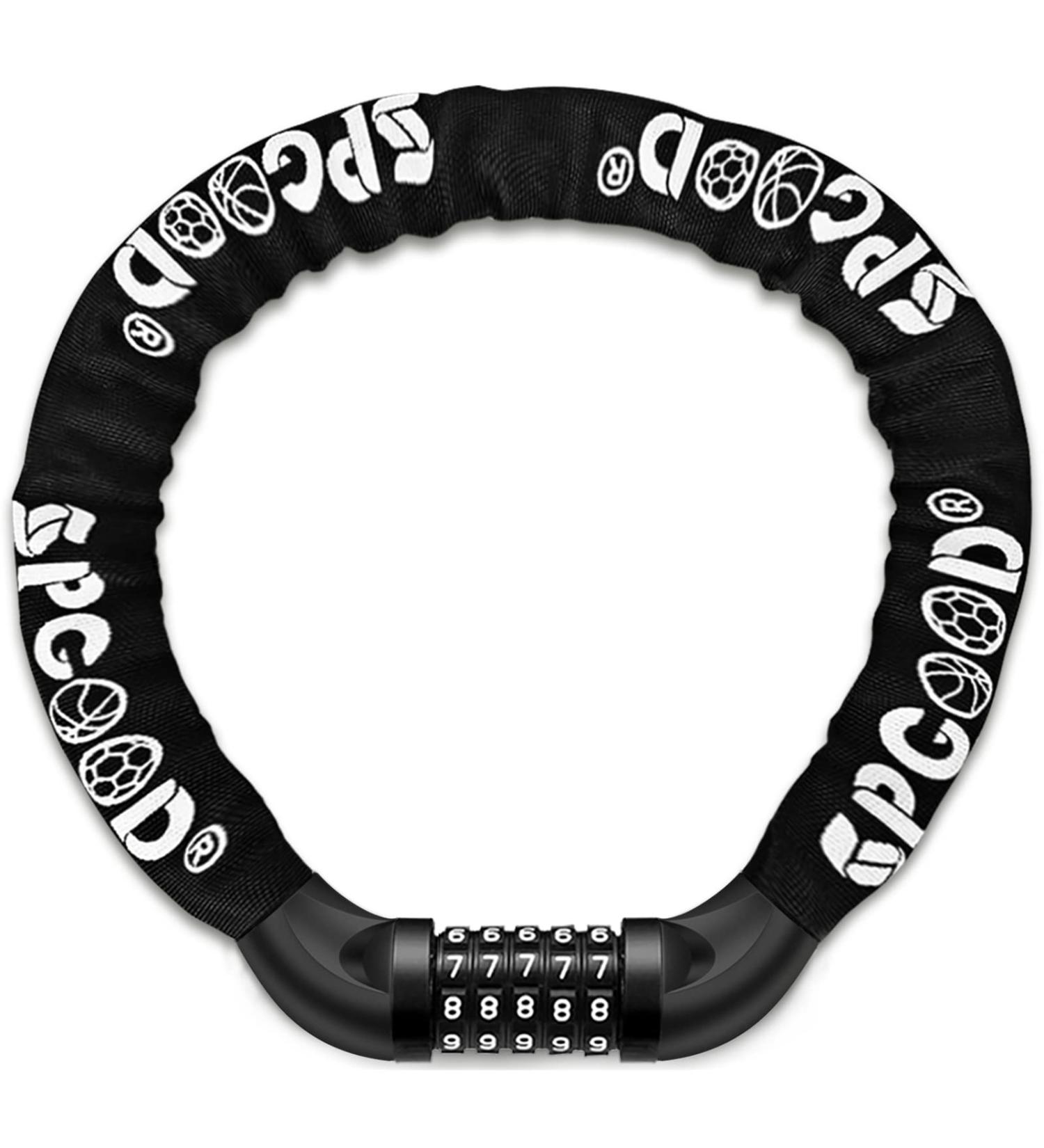 Spgood Bicycle Lock - High-Safety Combination Chain Lock with 14 Colors | Hardened Steel for Ultimate Security - Shop Now! - Buy Online on GoSupps.com