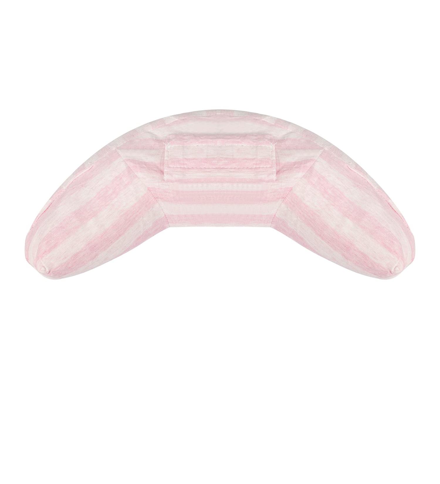 Kids Car Travel Pillow - Head & Neck Support for Children - Pink Stripe Design - Buy Online on GoSupps.com