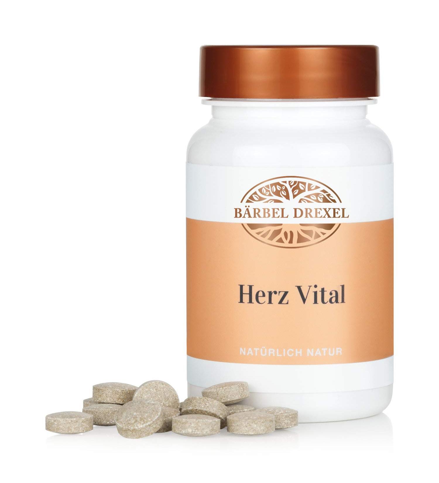 Heart Vital Tablets (160 pcs) - Hawthorn & Magnesium for Cardiovascular Health | Vegan Heart Vitamins by B rbel Drexel - Boost Blood Pressure Support - Buy Online on GoSupps.com