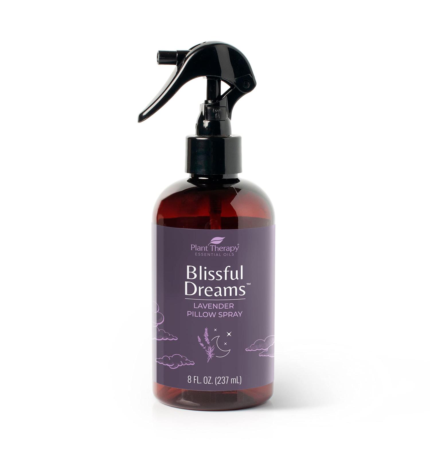 Plant Therapy Blissful Dreams Lavender Pillow & Linen Spray 8 oz - All-Natural Aromatherapy with Essential Oils - Buy Online on GoSupps.com