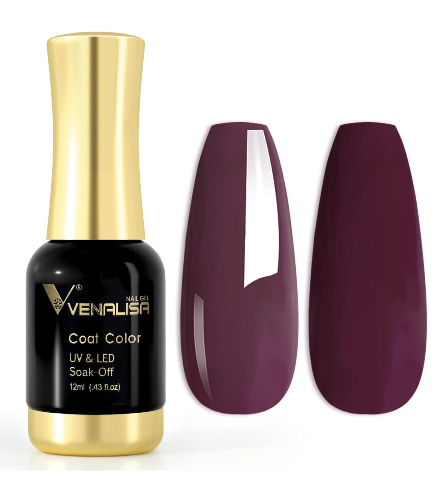 VENALISA 12ml Amaranth Red Gel Nail Polish - Soak Off UV LED Natural Nail Gel Polish for DIY Manicure - French Gift - 0.43 OZ - 1040 - Buy Online on GoSupps.com