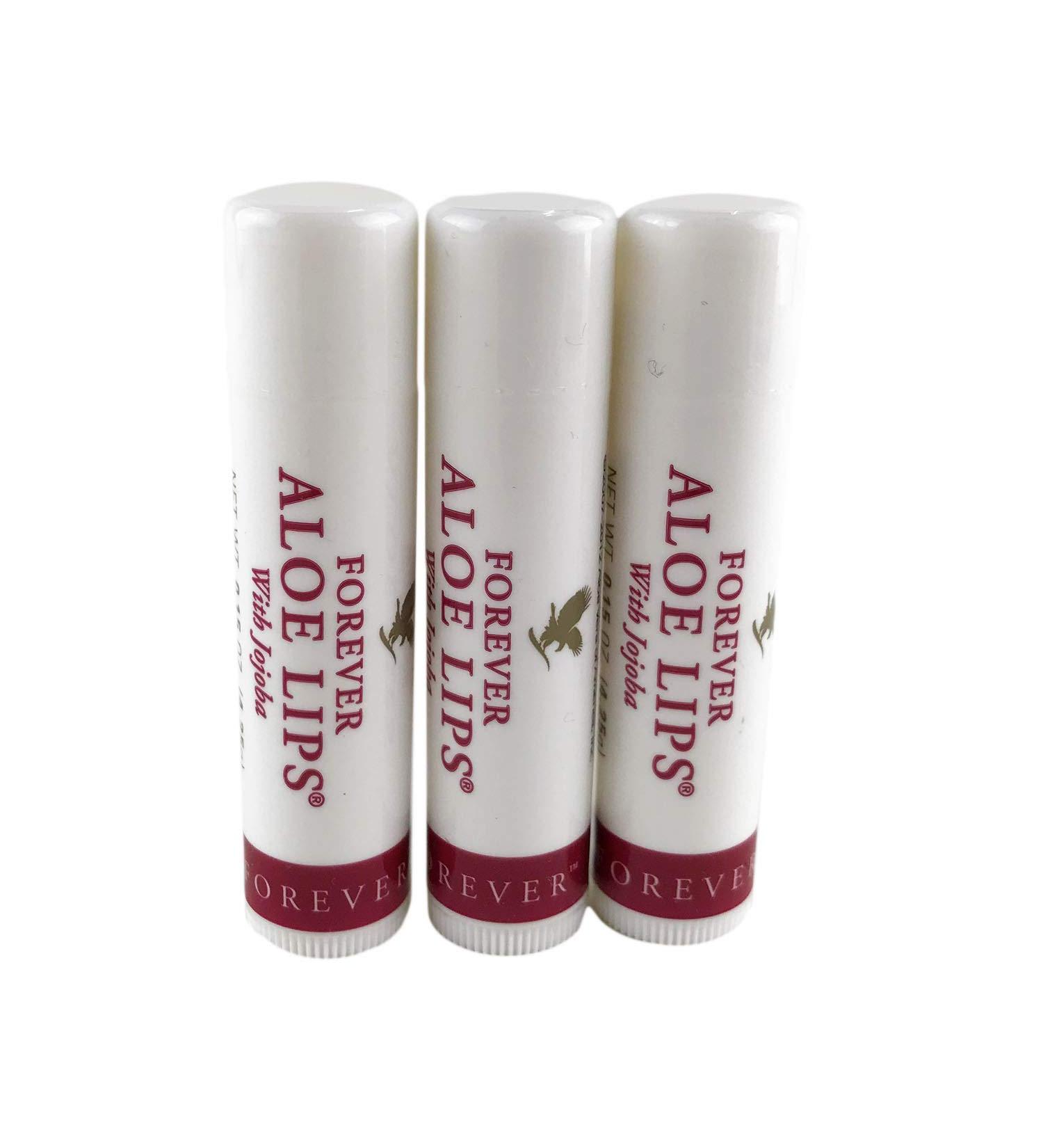 Forever Living Aloe Lips Balm - 3 Pack | Soothe, Moisturize, Heal & Protect Lips - Buy Online on GoSupps.com