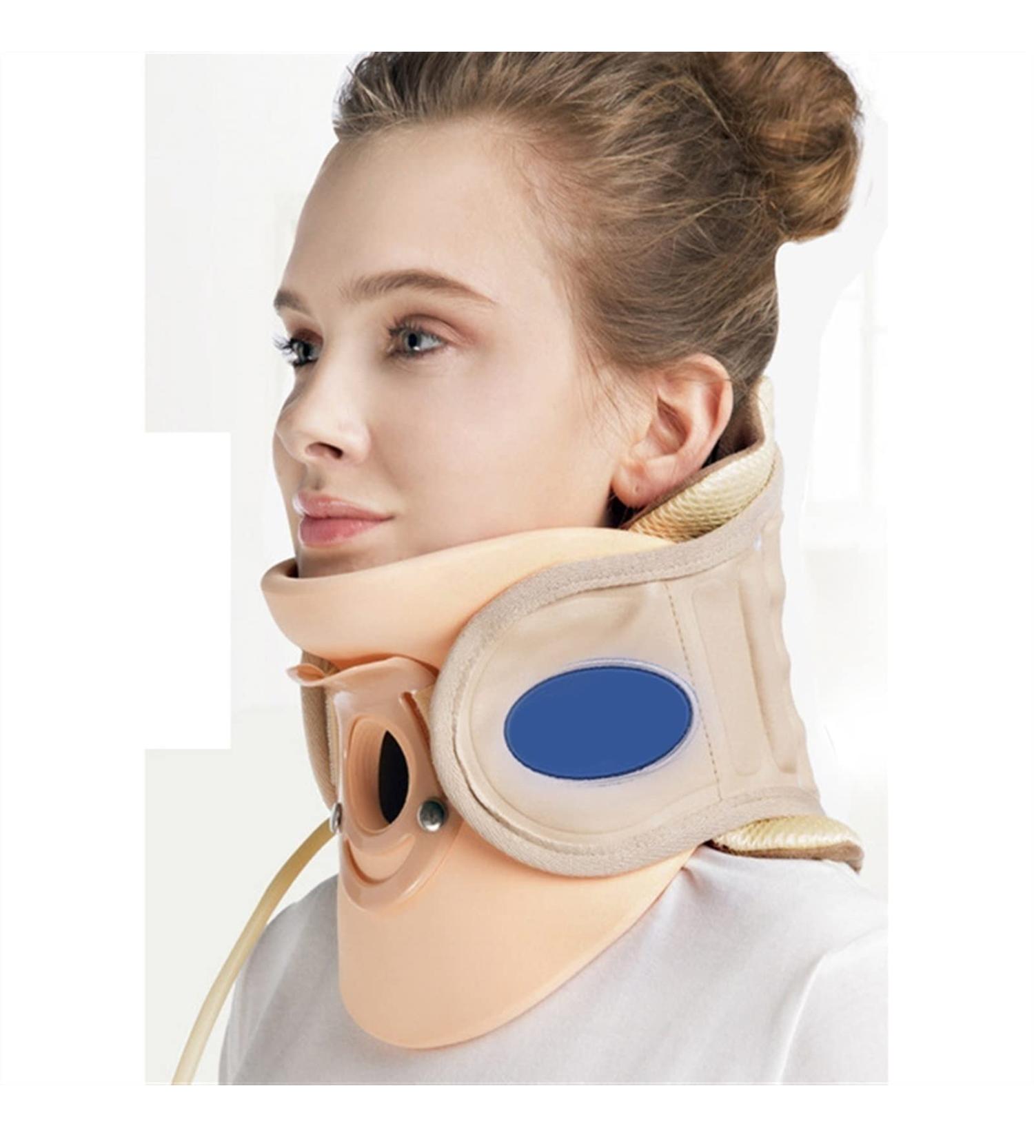 Alkani Cervical Traction Collar - Air Neck Support for Pain Relief Tension & Nerve Trapping - Improve Alignment | Buy Internationally - Buy Online on GoSupps.com