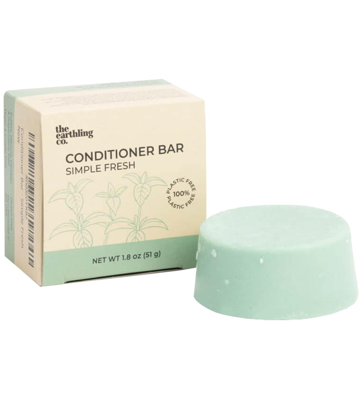 The Earthling Co. Nourishing Plant-Based Conditioner Bar - Vegan Formula for All Hair Types - 1.8 oz - Buy Online on GoSupps.com