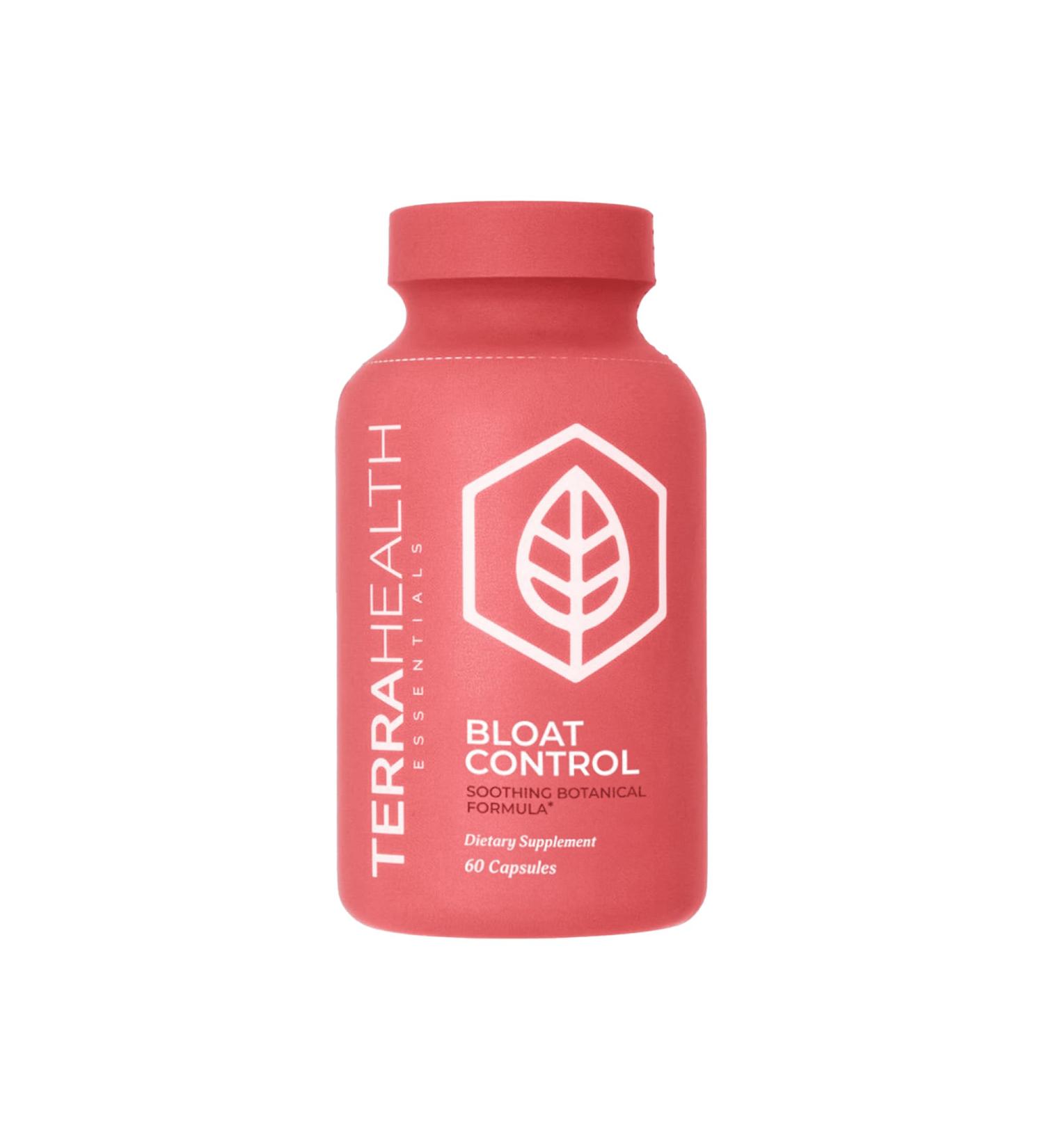 Terra Health Essentials Bloat Control | Fast-Acting No Bloat Relief w/Digestive Enzymes Probiotic Strains for Targeted Anti Bloat Support - Lactase Lipase Protease & Amylase for Digestive Health - Buy Online on GoSupps.com