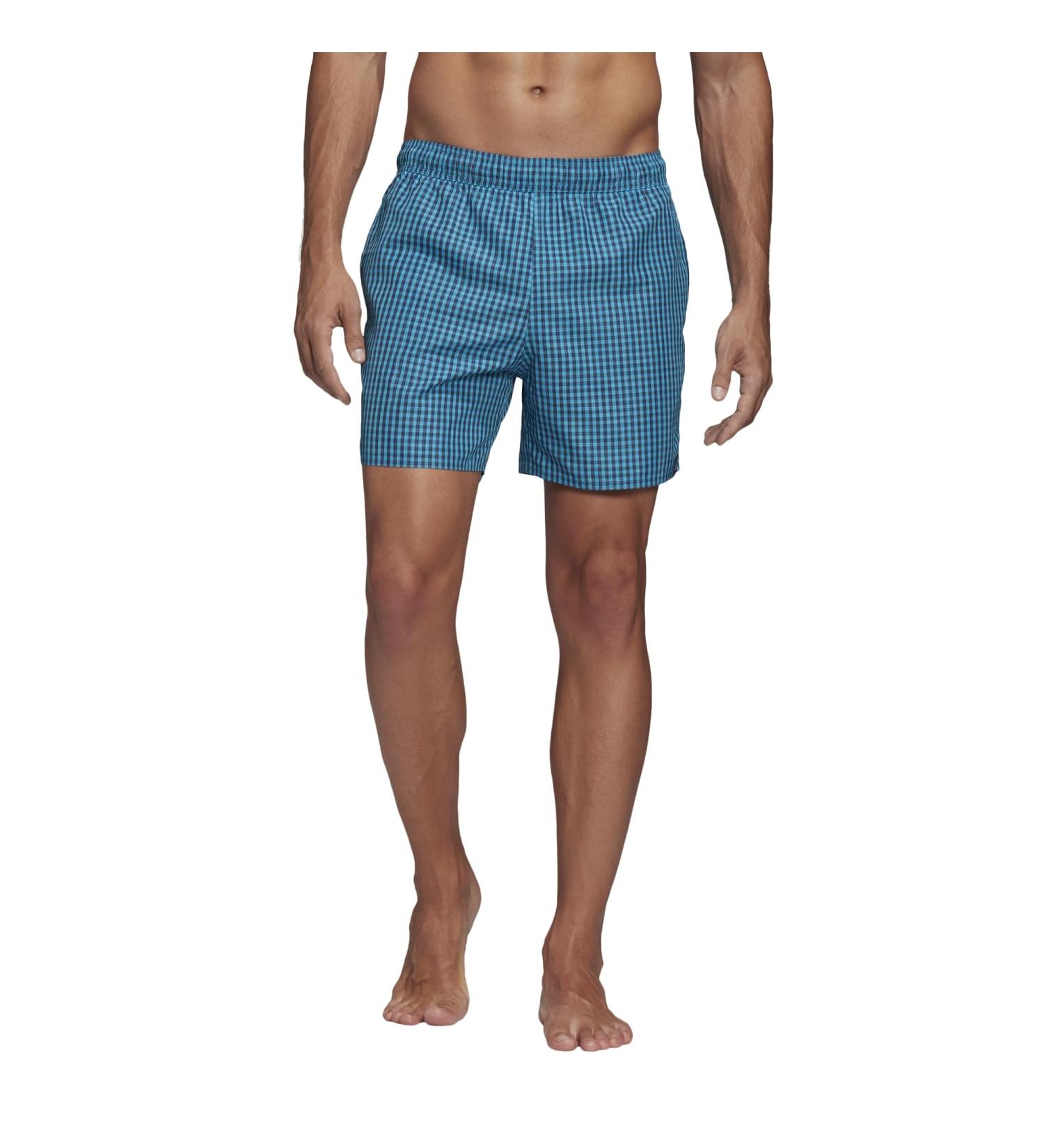 Shop adidas Men's Check Sh Sl Swim Shorts - Stylish & Comfortable Swimwear for All Adventures | Free International Shipping - Buy Online on GoSupps.com