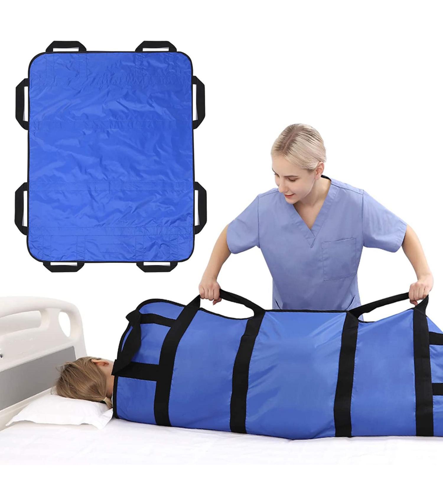 WNFQJJRM 48" x 40" Multipurpose Positioning Bed Pad - Reusable & Washable Transfer Sheet for Turning Lifting & Repositioning for Elderly Incontinence Caregiver - Buy Online on GoSupps.com