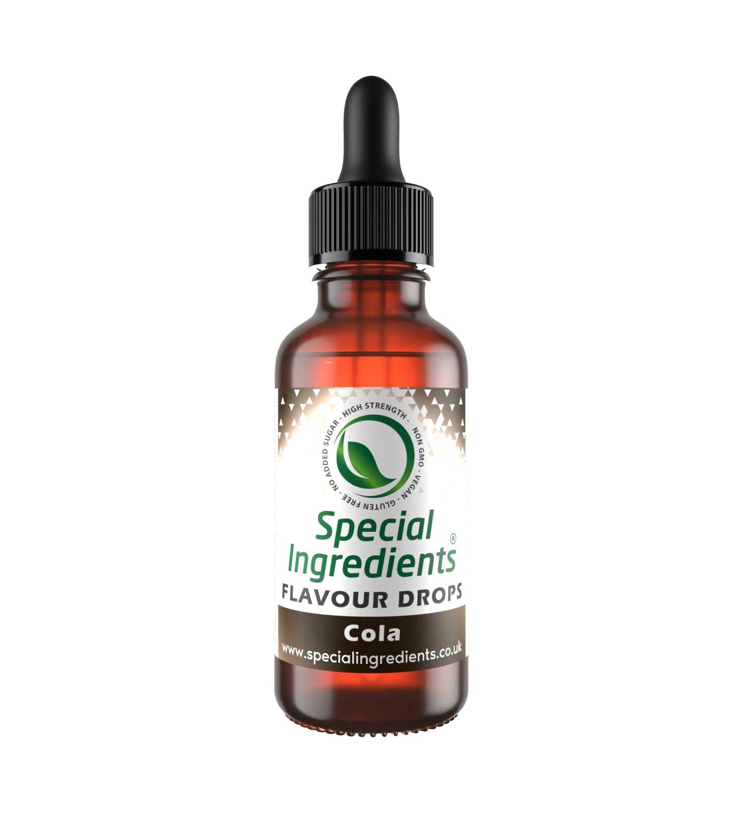 Cola Flavour Drop 500ml - Highly Concentrated Vegan Gluten Free Food Flavoring - Buy Online on GoSupps.com