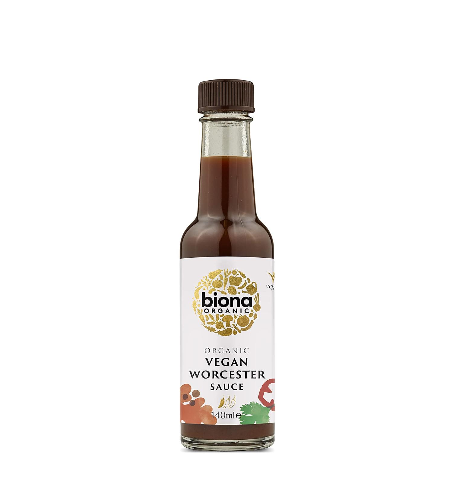 Biona Organic Worcester Sauce 140ml - Authentic Flavor, Pure Ingredients - Buy Online on GoSupps.com