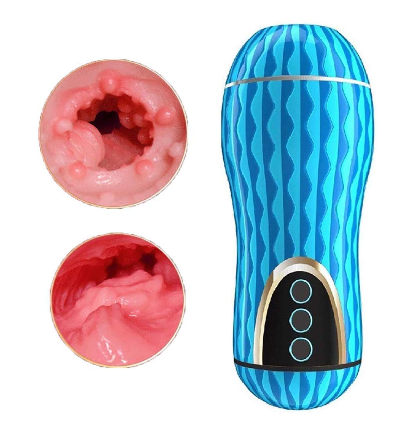 mm Men's Trainer Sports Sucking Endless Fun Six Toys 100% Safe Silicone Deep Throat Oral Cup 100% Waterproof Reality Cup Couple Toy - Buy Online on GoSupps.com