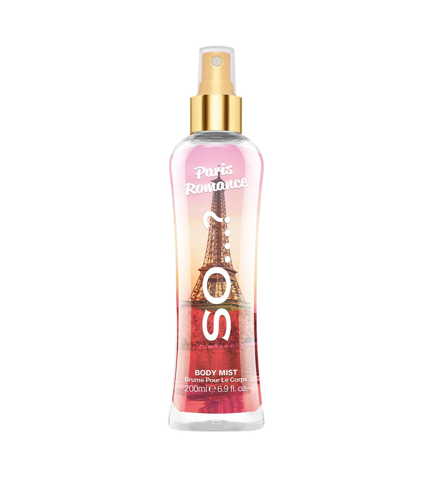 So Paris Romance Body Mist Fruity Floral Perfume for Women with Over 800 Sprays - Body Spray for Women - Ideal Gifts for Women - 6.9 oz 6.9 Fl Oz (Pack of 1) Paris Romance - Buy Online on GoSupps.com