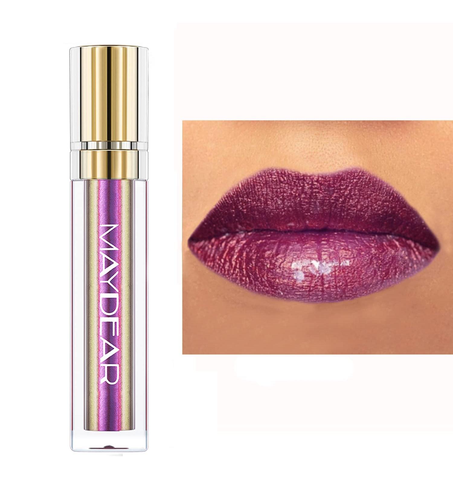 Maydear Chameleon Lipstick - Long Lasting Waterproof Shimmer Lip Gloss for Women & Girls - Makeup Kit 9 - Buy Online on GoSupps.com
