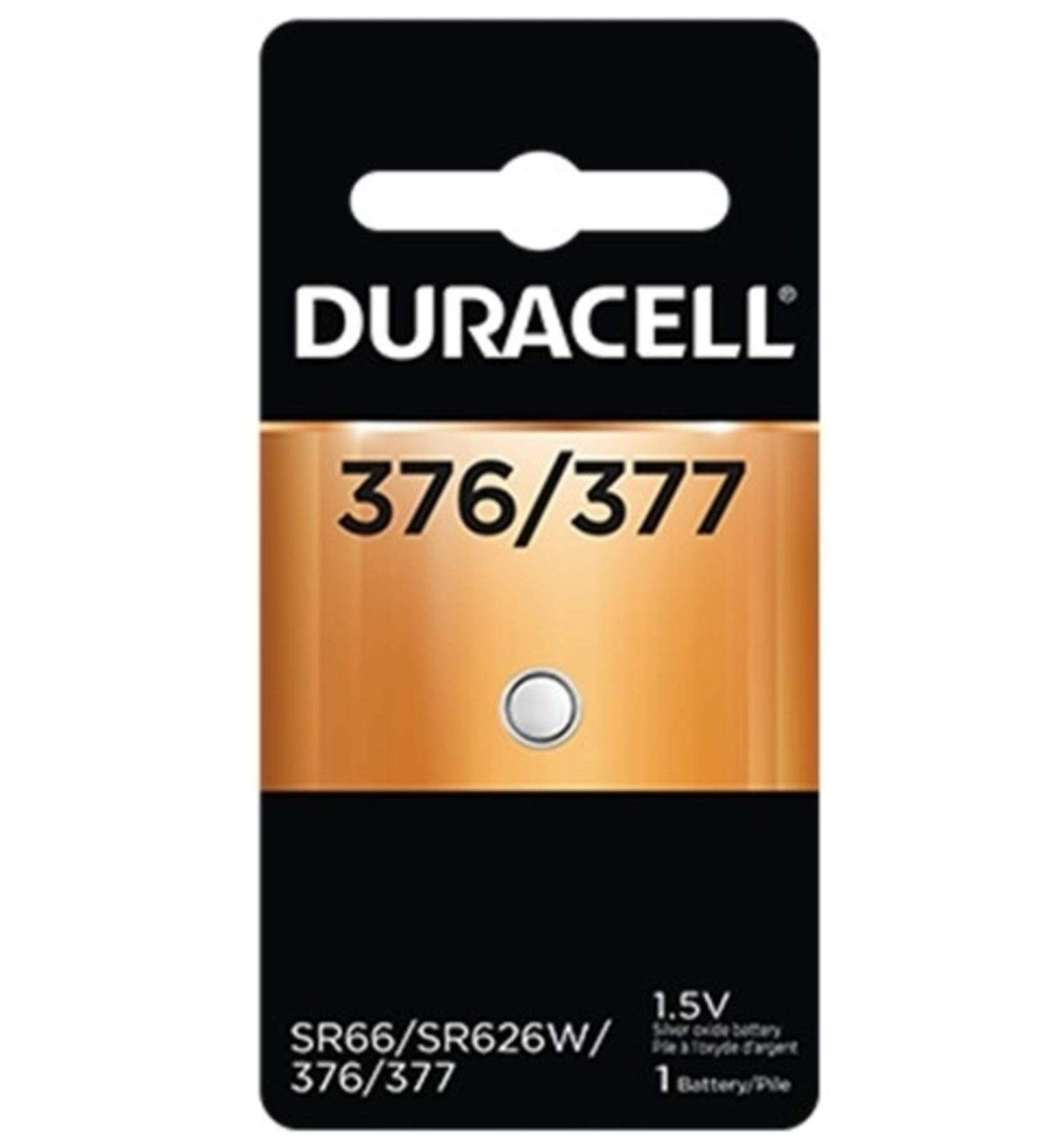 Duracell Silver Oxide Battery Watch/Electronic 1.5 Volt 377 1 Each (Pack of 10)