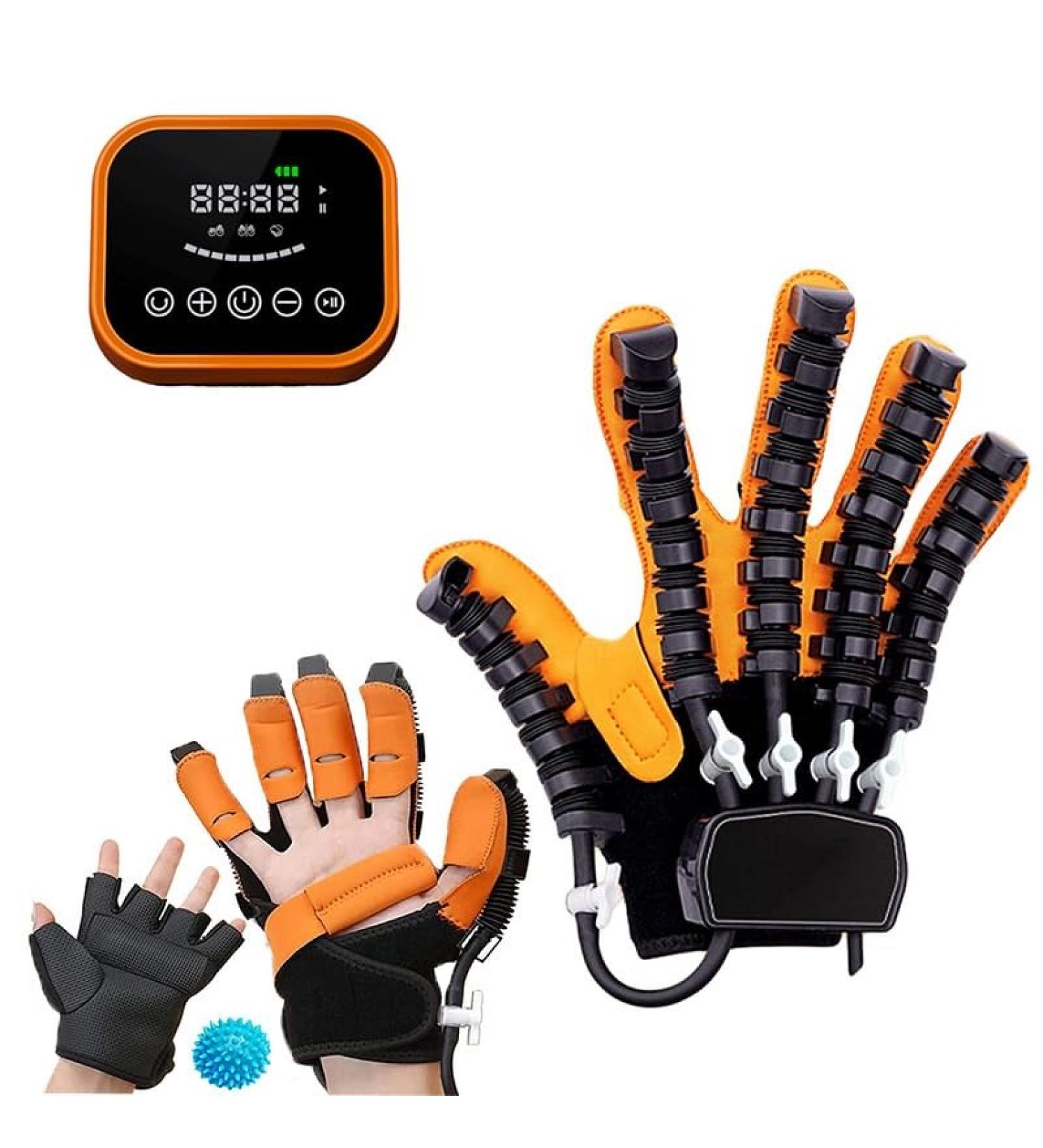 Rehabilitation Robot Glove for Hand Stroke Recovery | Hemiplegia Finger Training Device | Adjustable Rehab Hand Exerciser (Left M - Buy Online on GoSupps.com
