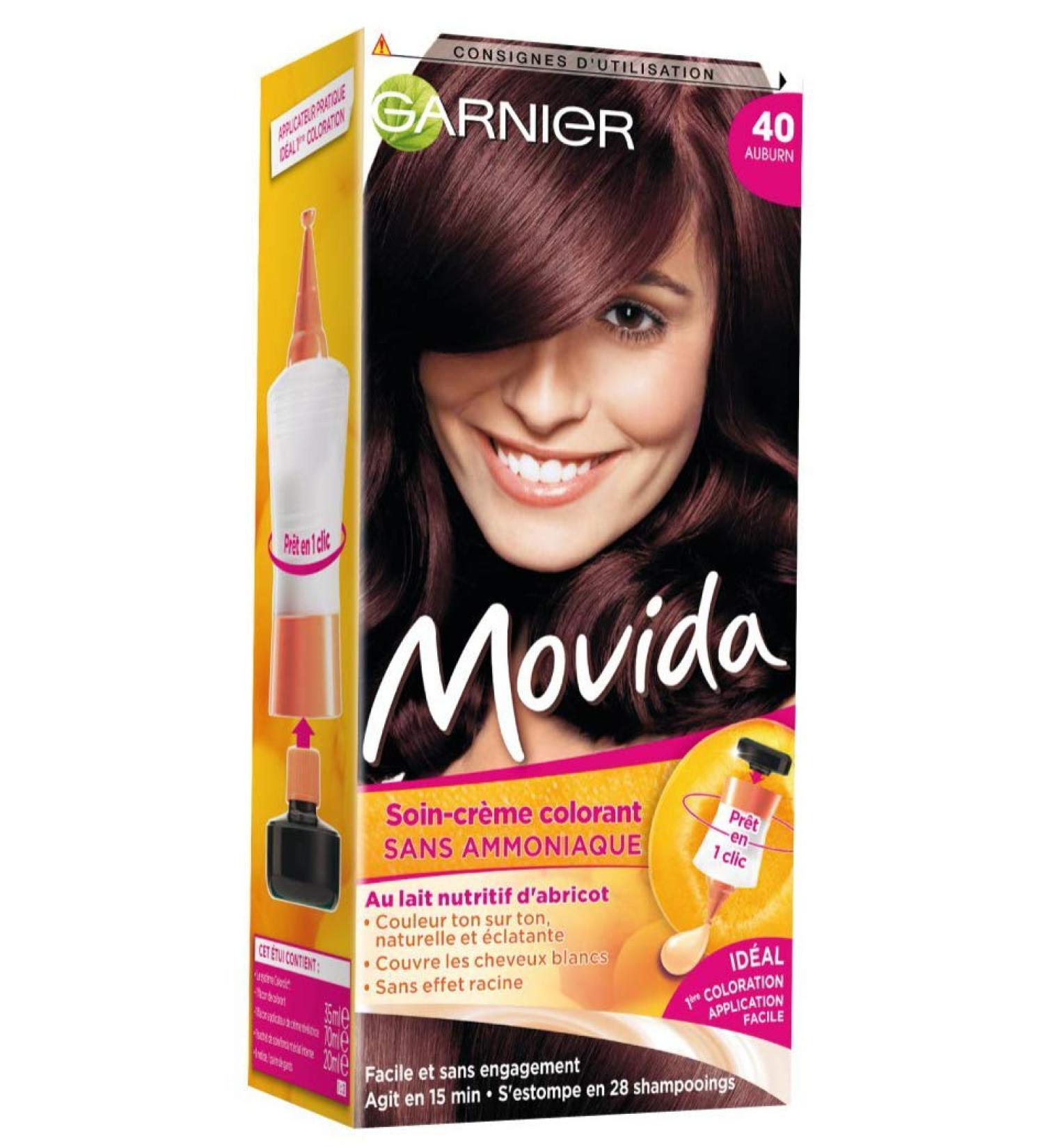 Garnier Movida Ammonia-Free Coloring Cream Treatment 40 - Auburn