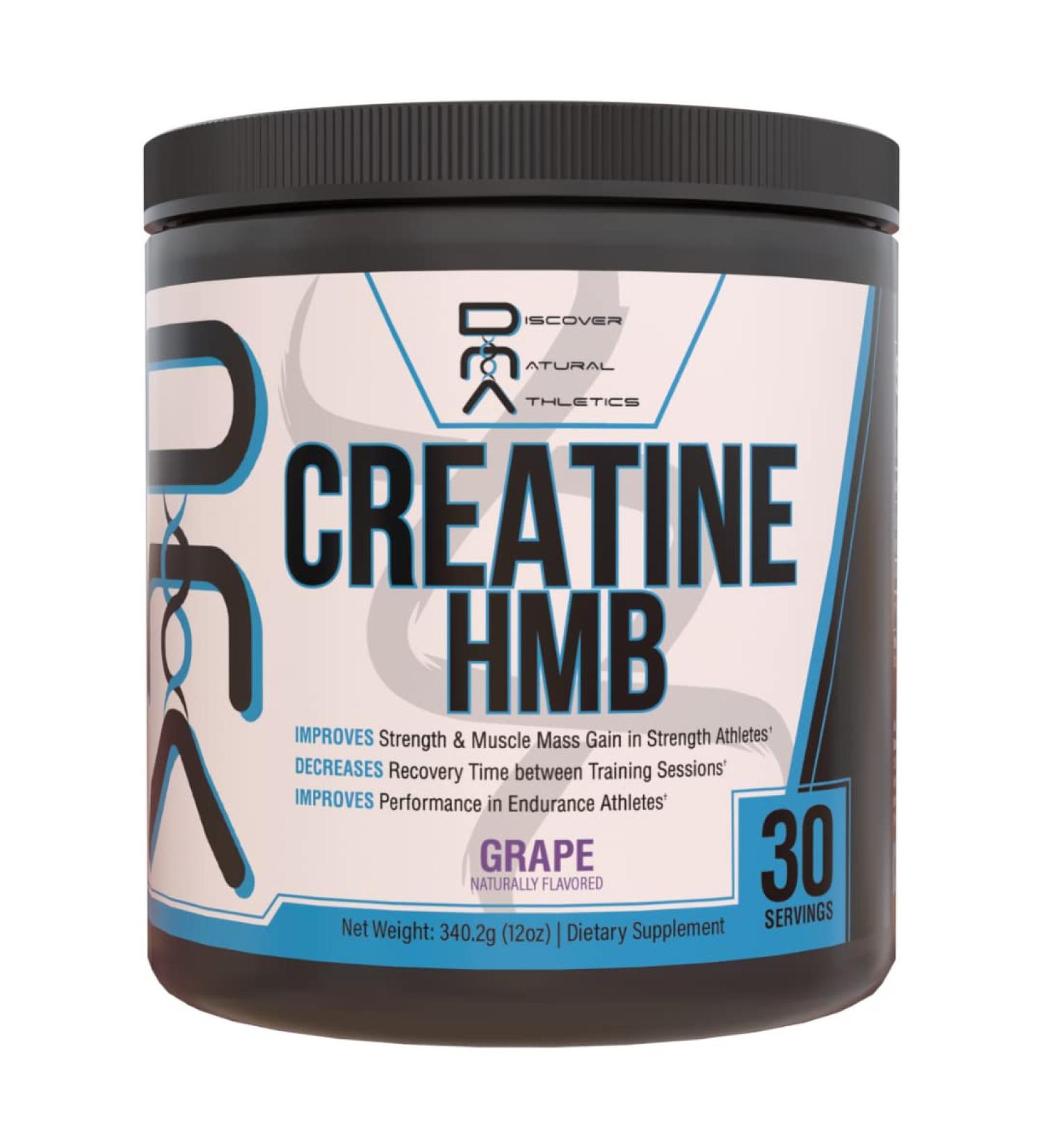 DNA Discover Creatine HMB - Natural Muscle Growth & Recovery for Men & Women | Grape Flavor - Shop Internationally - Buy Online on GoSupps.com