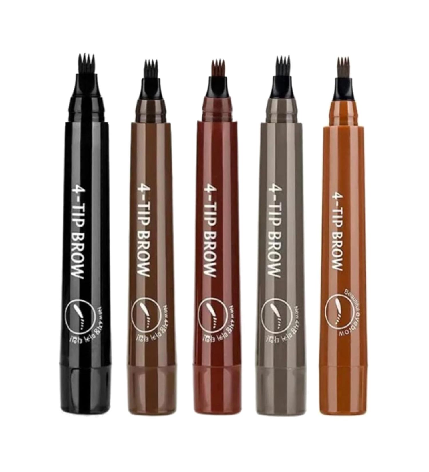 Lightsbetter Waterproof Brow Pen Lightbetter Eyebrow Magical Waterproof Brow Pen Lightsbetter Natural Eyebrow Pen Lightsbetter Microblading Eyebrow Pencil (5pcs) - Buy Online on GoSupps.com