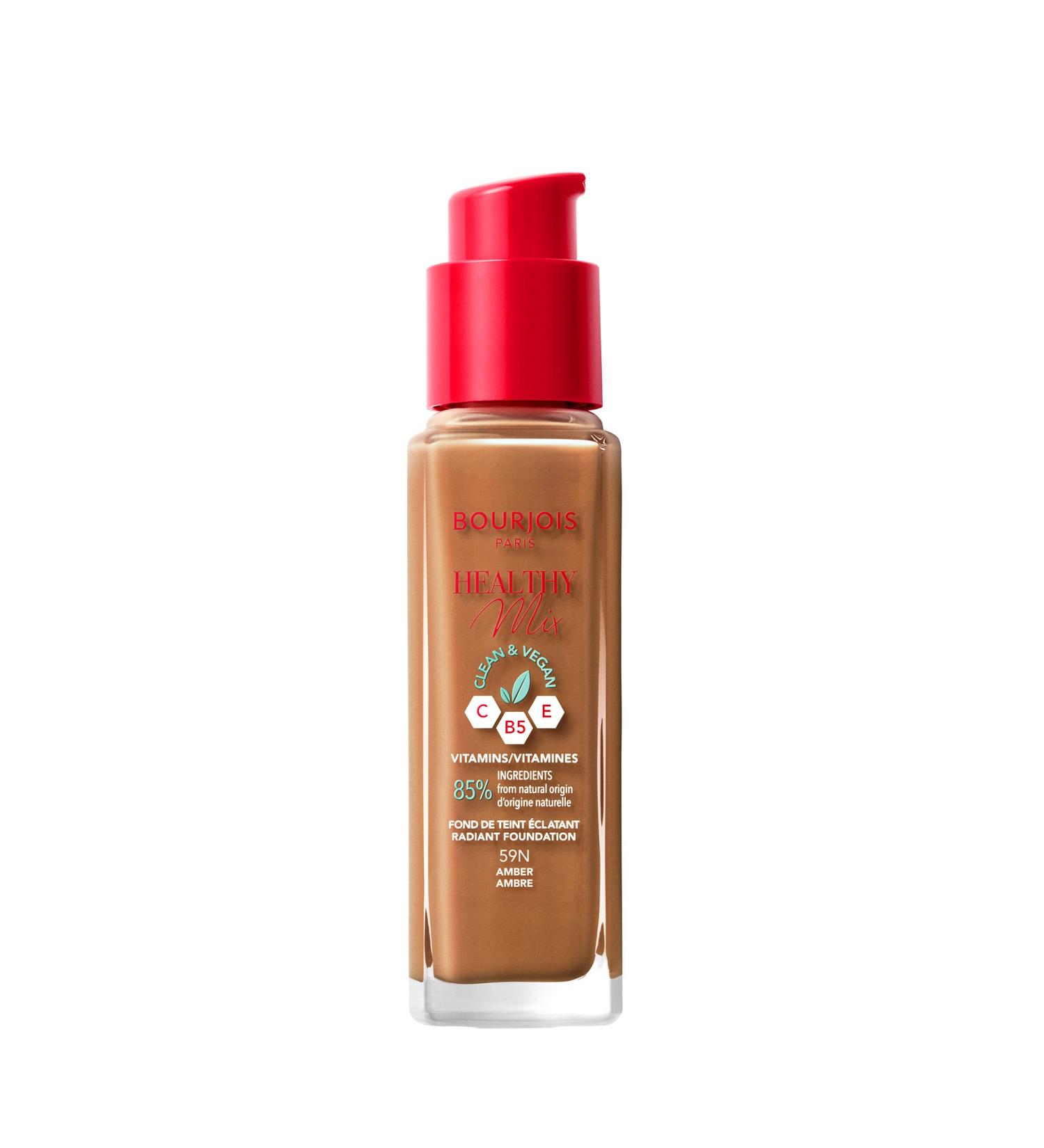  Bourjois Bourjois Fond de teint Healthy Mix Clean 59N Amber 30 ml - Buy Online on GoSupps.com