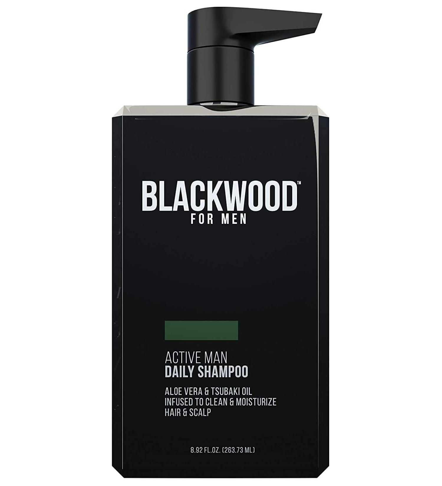 Blackwood For Men Active Man Daily Shampoo - 8.92 fl oz | Nourishing Hair Care - Buy Online on GoSupps.com