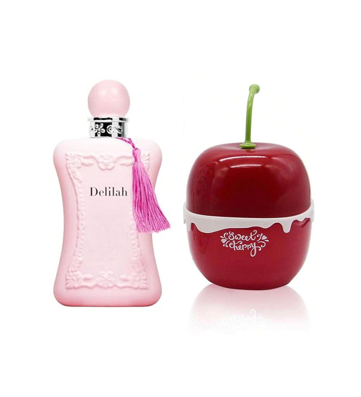 Women's Delilah&Sweat Cherry Perfume Set Romantic Floral Scent Eau De Parfum Spray for Women 3.4 Fl Oz Each Bottle Daily Used Fragrance Delilah&Sweet Cherry - Buy Online on GoSupps.com