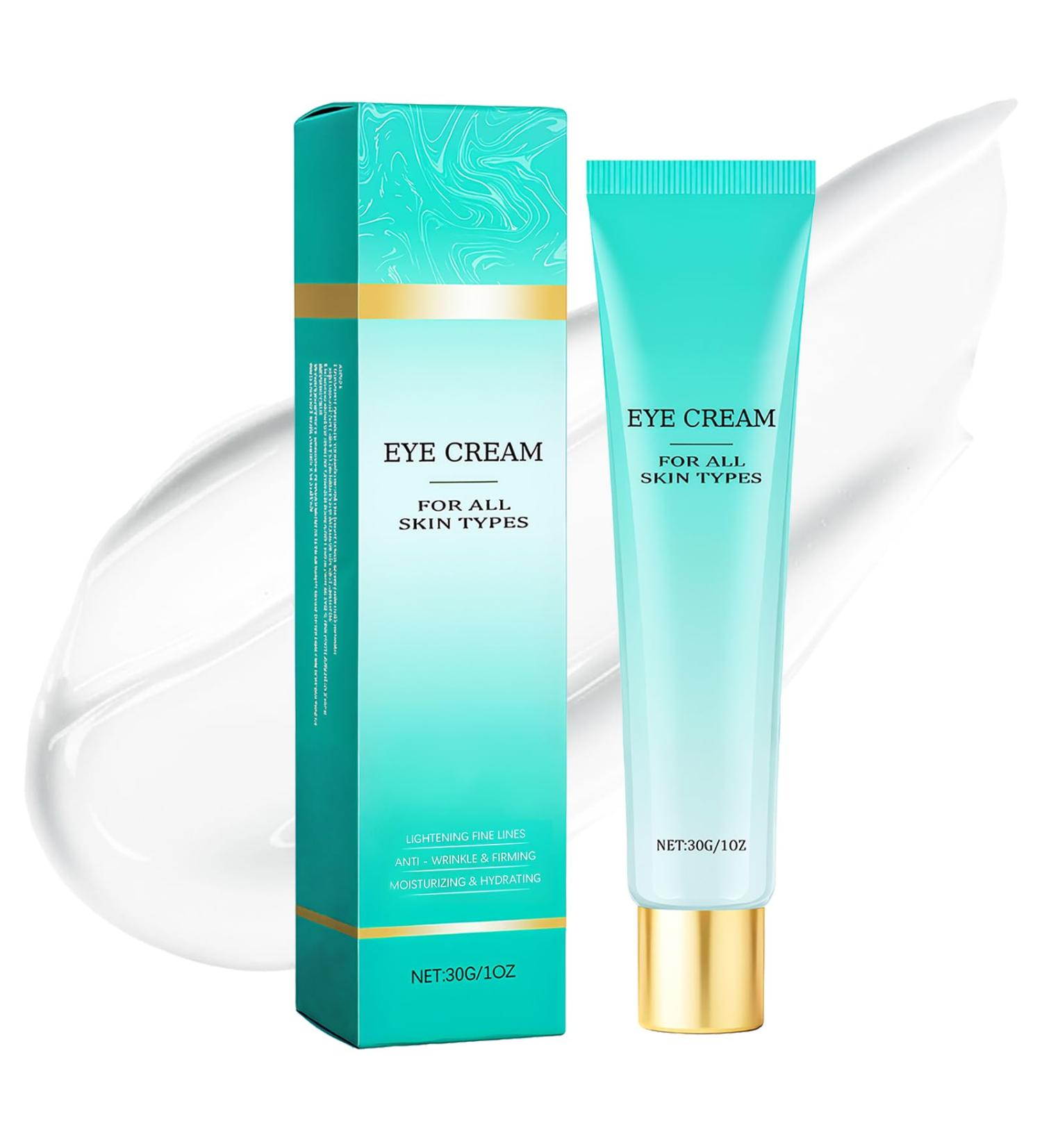Retinol Eye Cream Targets Dark Circles and Puffiness Anti-Aging Formula with Hyaluronic Acid Effectively Reduces Eye Bags Wrinkles and Fine Lines | Unisex Moisturizing Eye Care - Buy Online on GoSupps.com