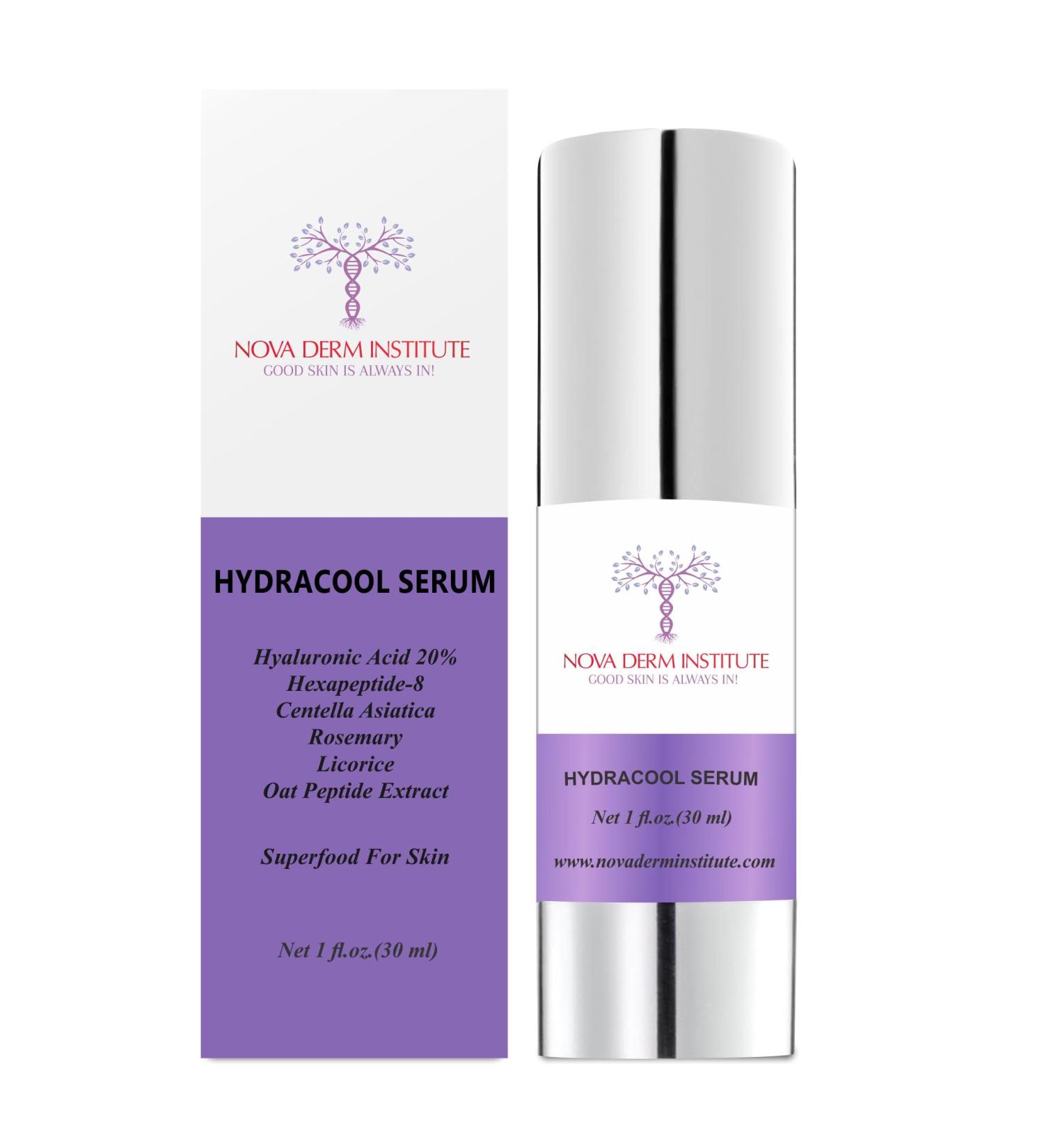 Hydracool Face Lifting Serum - Anti-Aging Peptide Moisturizer | Lightweight Non-Comedogenic & Fragrance-Free | 1 fl oz - Buy Online on GoSupps.com